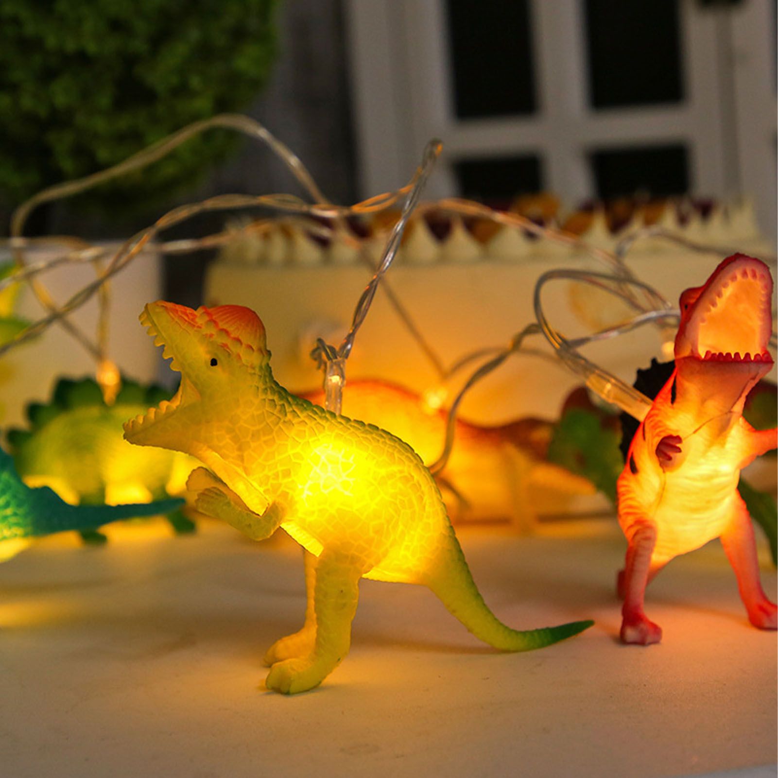 Dinosaur String Lamp 2m 10LED String Lights Animal Fashionable Decorative Light for Bedroom 4.5V - Image 5