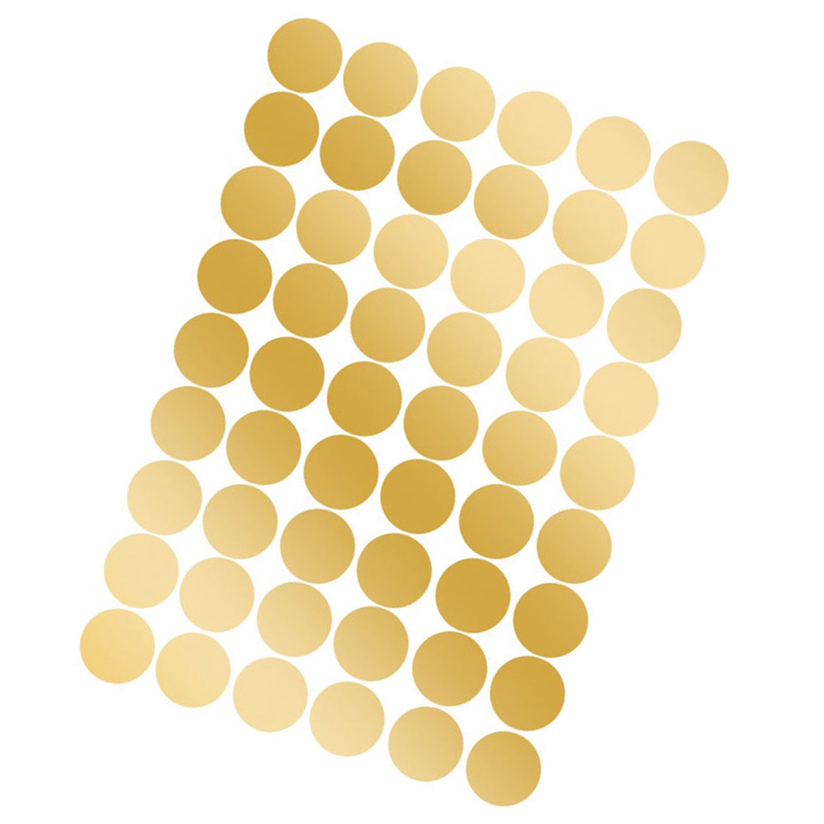 108Pcs Dot Stickers Pure Color Round Shaped PVC Wide Application Circle Stickers for Office Bedroom Kitchen 11.2x16.1in Gold(1.5x1.5in) - Image 7