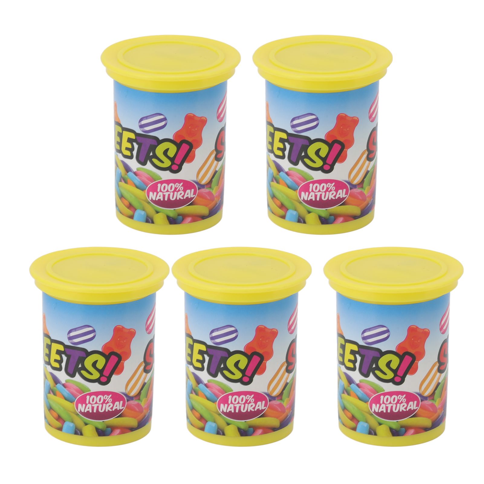 5Pcs Candy Snake Can Prank Jokes Toy Jump Spring Snake Toy Trick Fun Joke Toys for Halloween Carnival Party Supplies 6.1x5cm / 2.4x2.0in - Image 1