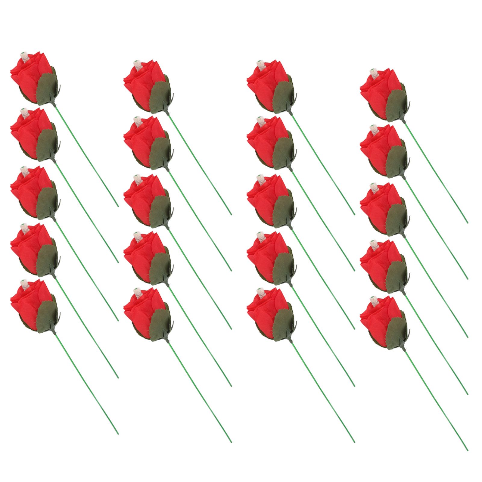 20 Pcs Flame Appearing Rose Exquisite Flower Rose Tricks Toys Professional Magician Props for Parties Performances - Image 2