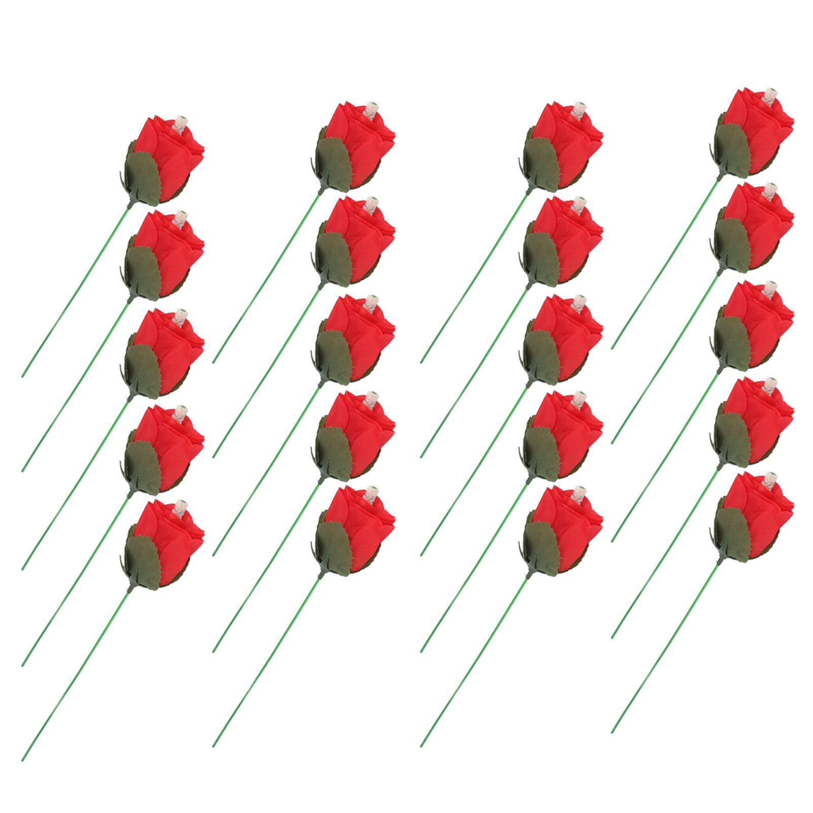 20 Pcs Flame Appearing Rose Exquisite Flower Rose Tricks Toys Professional Magician Props for Parties Performances - Image 3