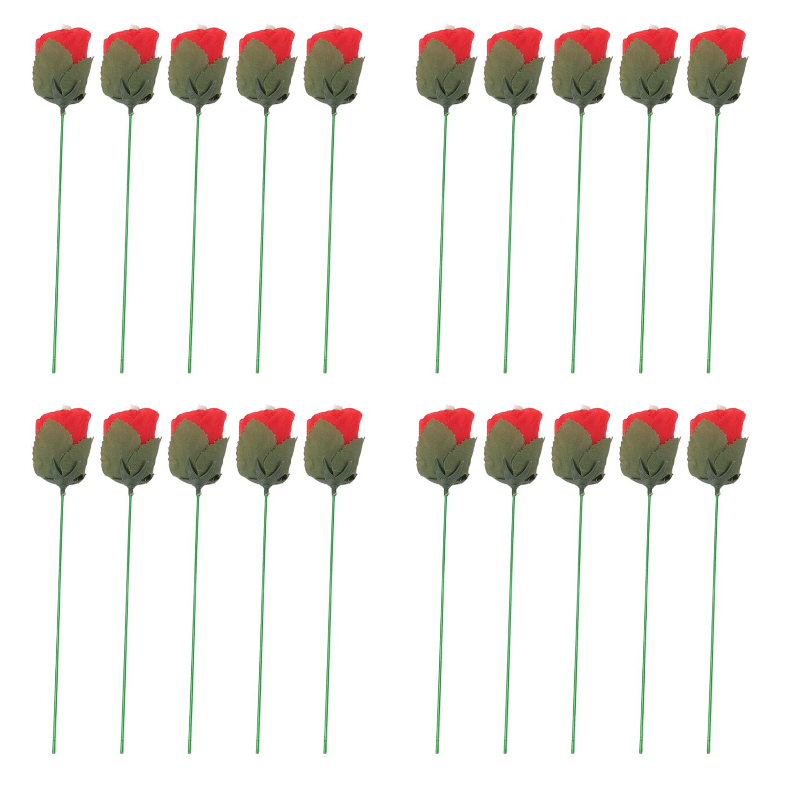 20 Pcs Flame Appearing Rose Exquisite Flower Rose Tricks Toys Professional Magician Props for Parties Performances - Image 7