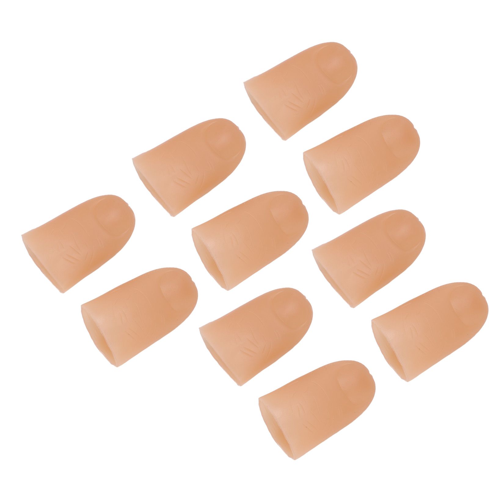 5 Pairs Finger Light Up Thumb PVC 3V 40mAh Battery Powered 4.5cm LED Fake Finger Lights for Performance Prop Green - Image 4