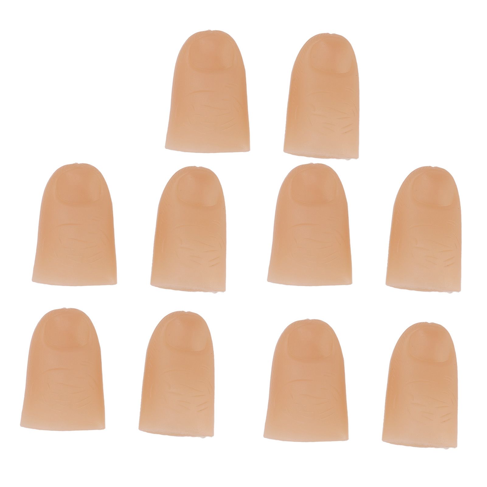 5 Pairs Finger Light Up Thumb PVC 3V 40mAh Battery Powered 4.5cm LED Fake Finger Lights for Performance Prop - Image 7