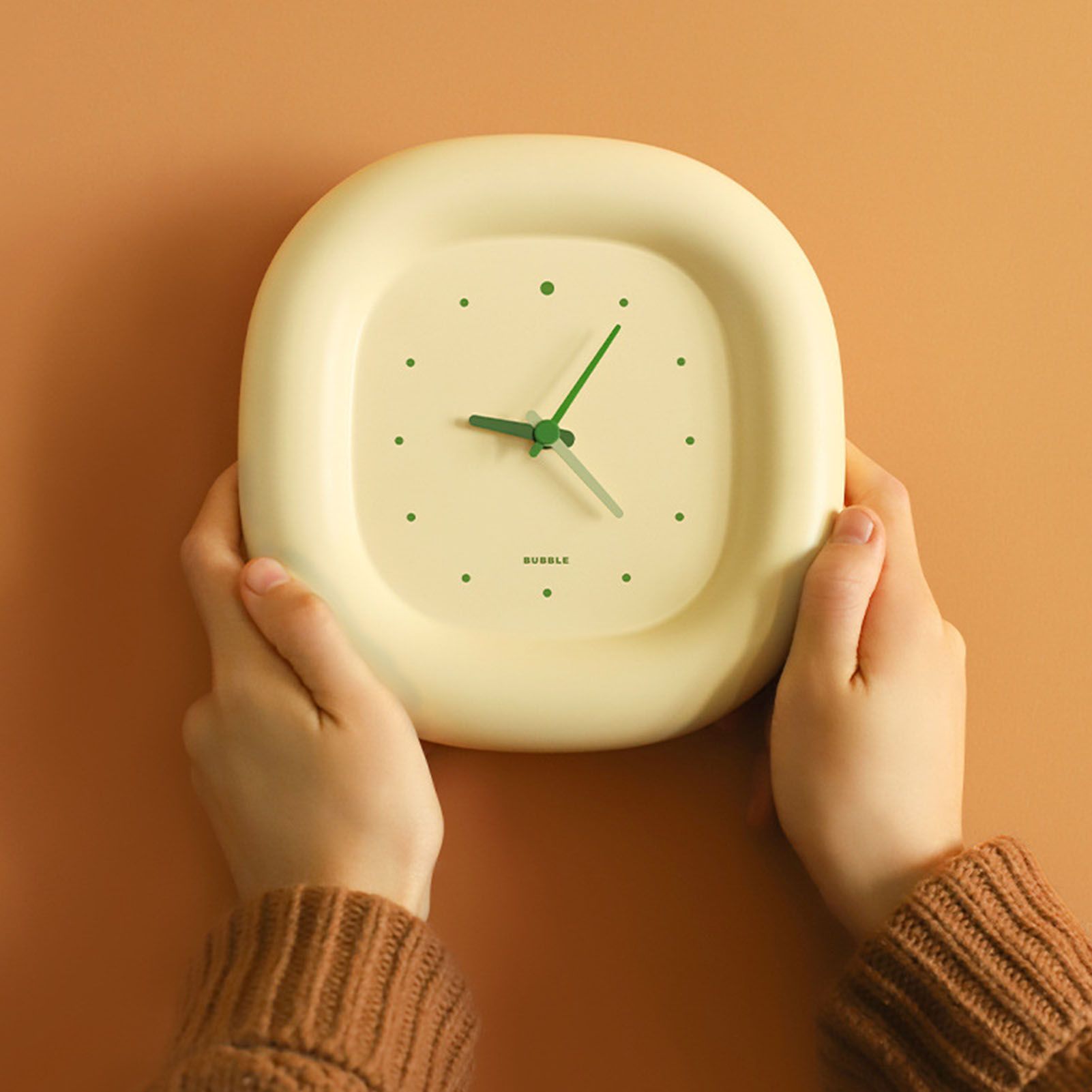 Cute Wall Clock Simple Lovely Vivid Colors Strong ABS Multifunction Kids Wall Clockfor Bedroom Office Indoor - Image 6