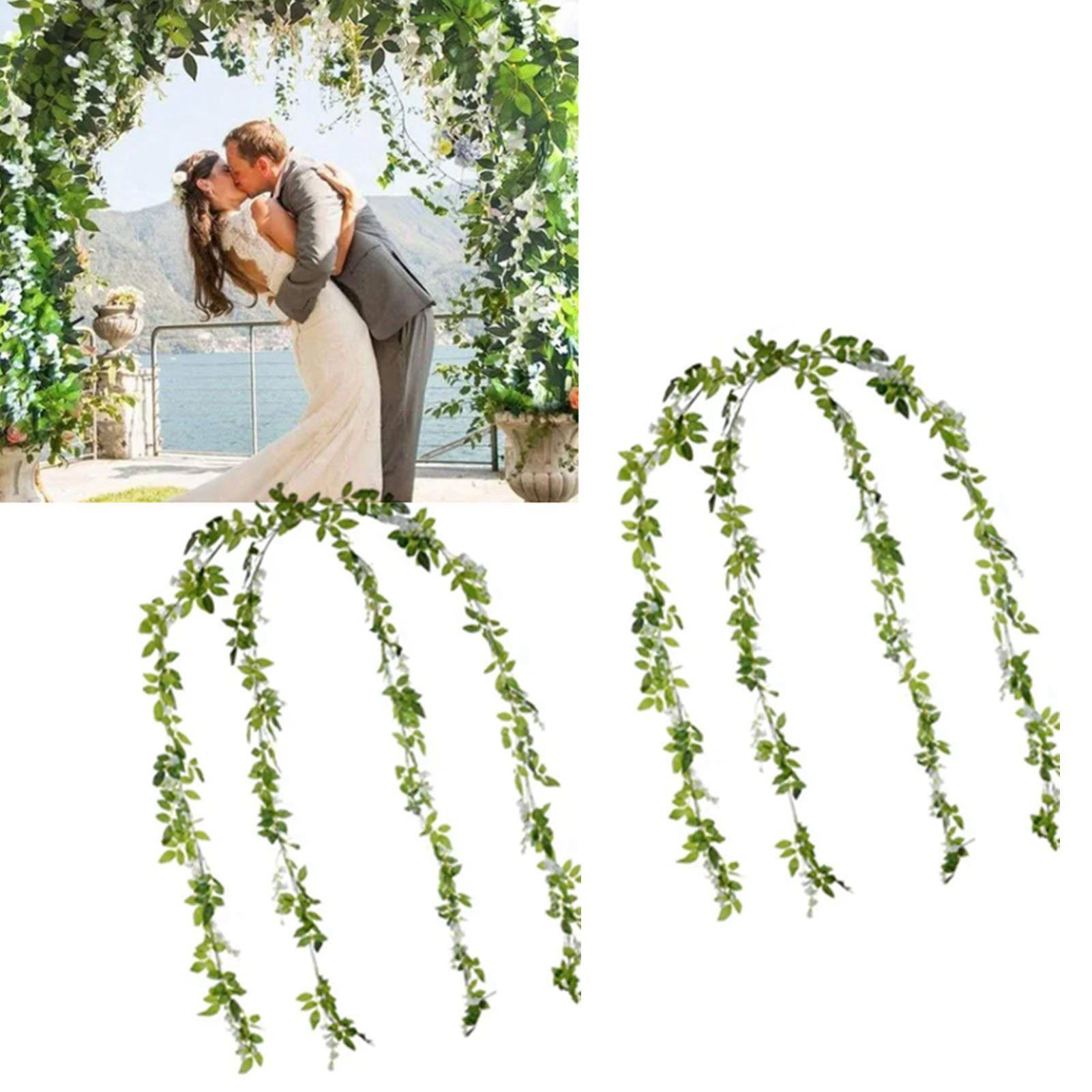 4 Pcs Artificial Wistaria Flower Lifelike Beauty Reusable Simulation Wistaria False Flower - Image 5