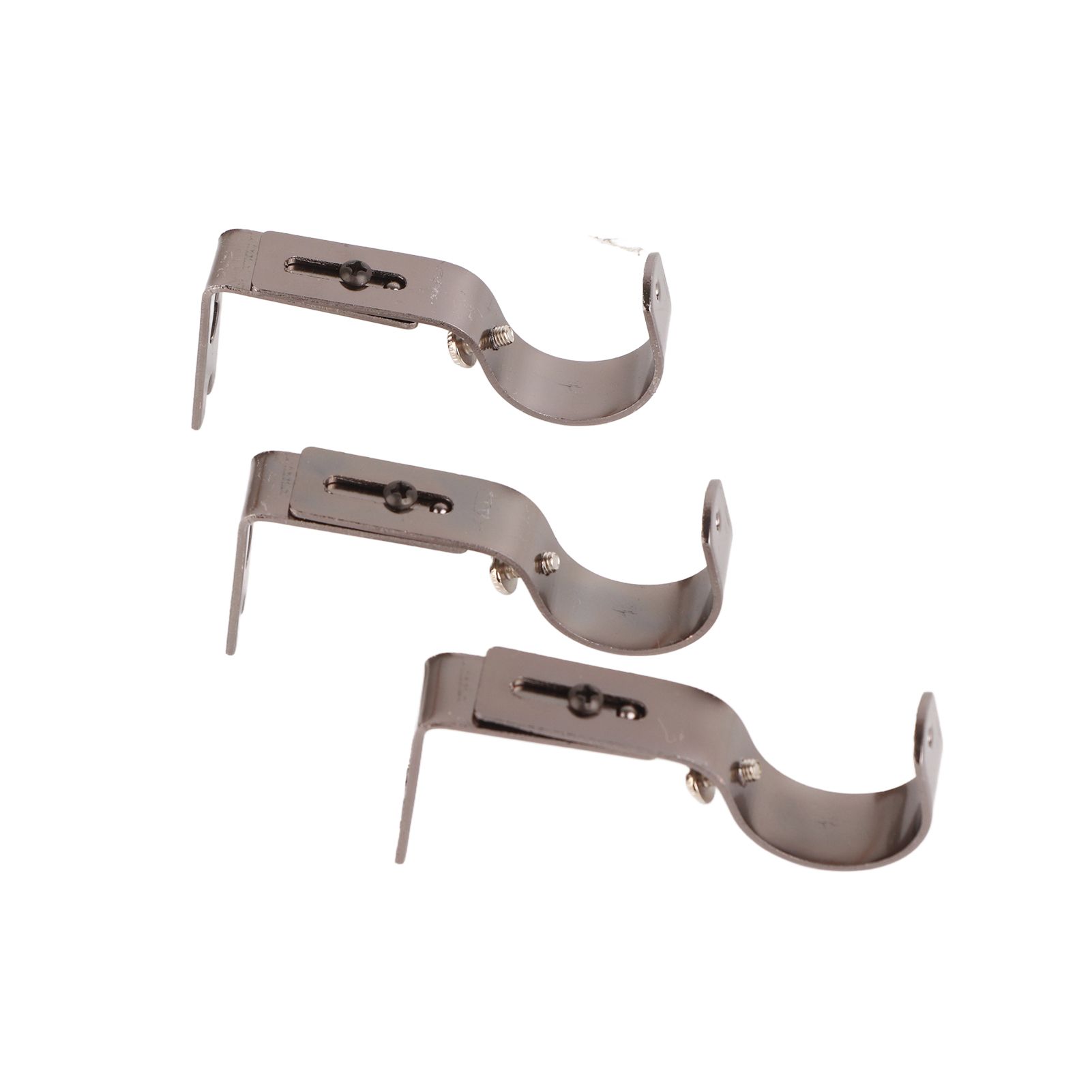 3Pcs Curtain Rod Hook Holder Iron Bracket Universal Design Home Decoration for Bedroom - Image 2