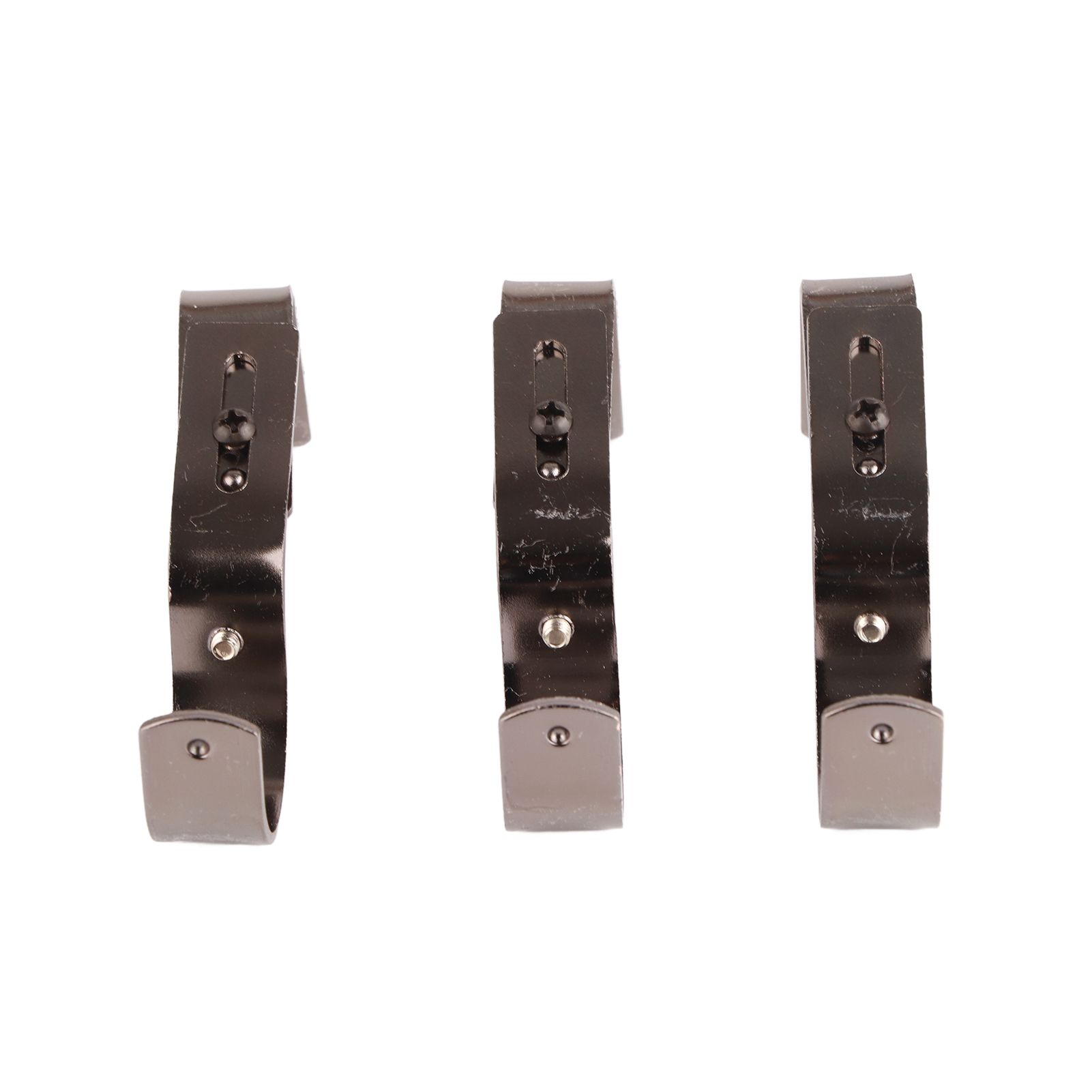 3Pcs Curtain Rod Hook Holder Iron Bracket Universal Design Home Decoration for Bedroom - Image 3