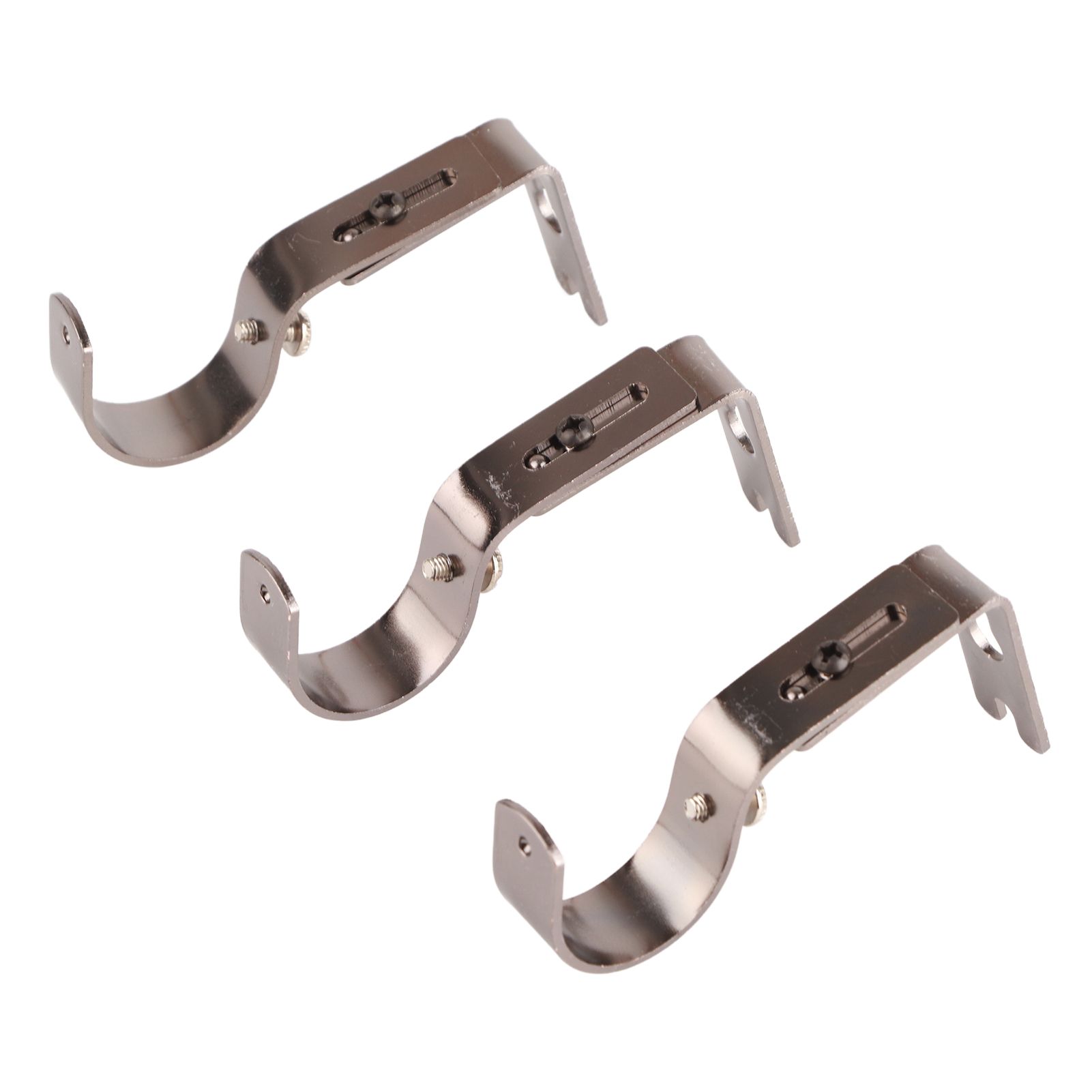 3Pcs Curtain Rod Hook Holder Iron Bracket Universal Design Home Decoration for Bedroom - Image 4