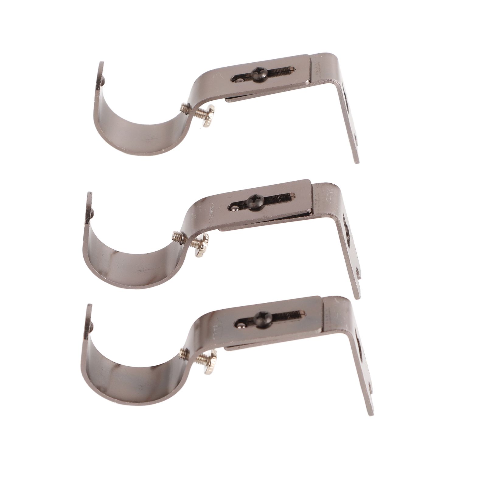 3Pcs Curtain Rod Hook Holder Iron Bracket Universal Design Home Decoration for Bedroom - Image 5