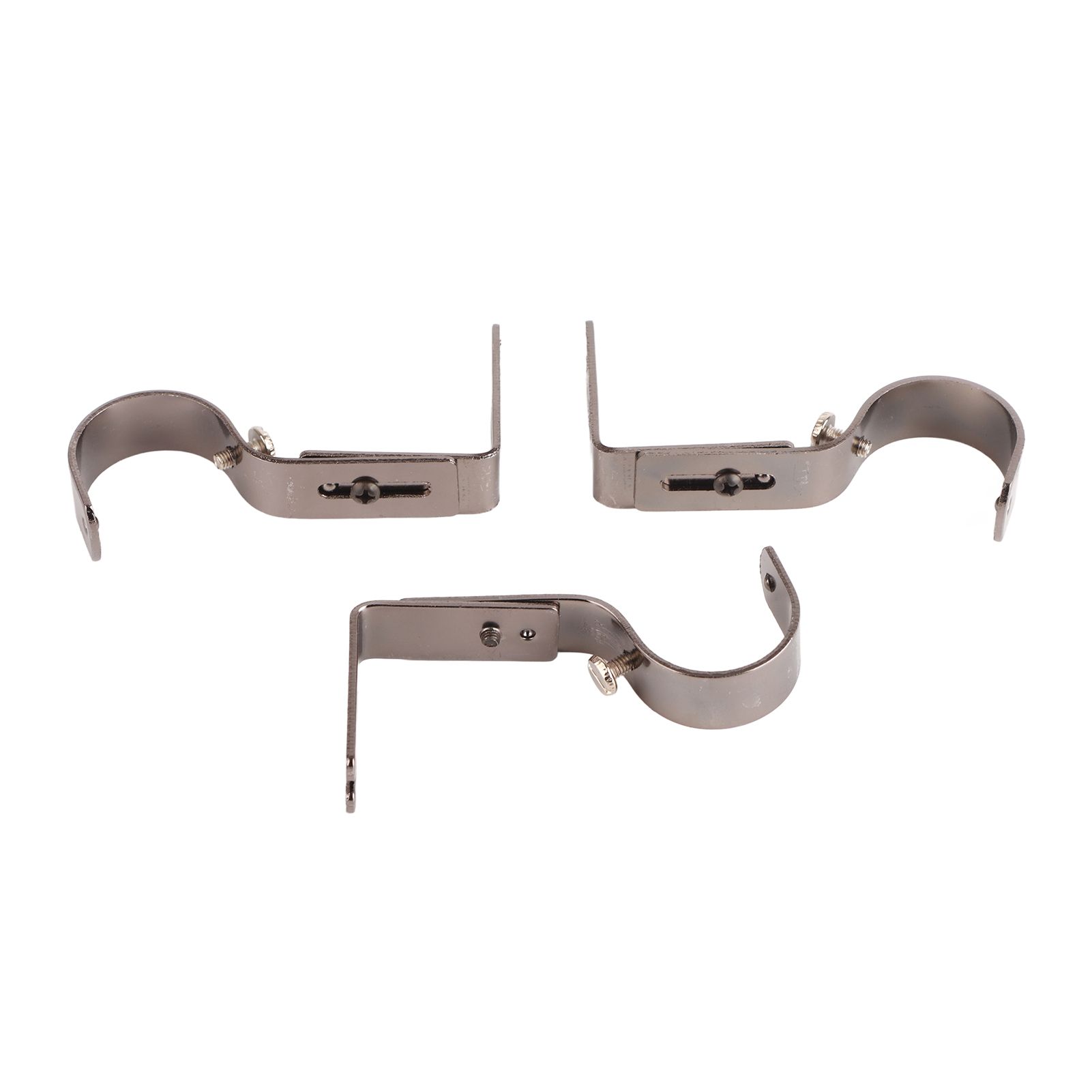 3Pcs Curtain Rod Hook Holder Iron Bracket Universal Design Home Decoration for Bedroom - Image 7