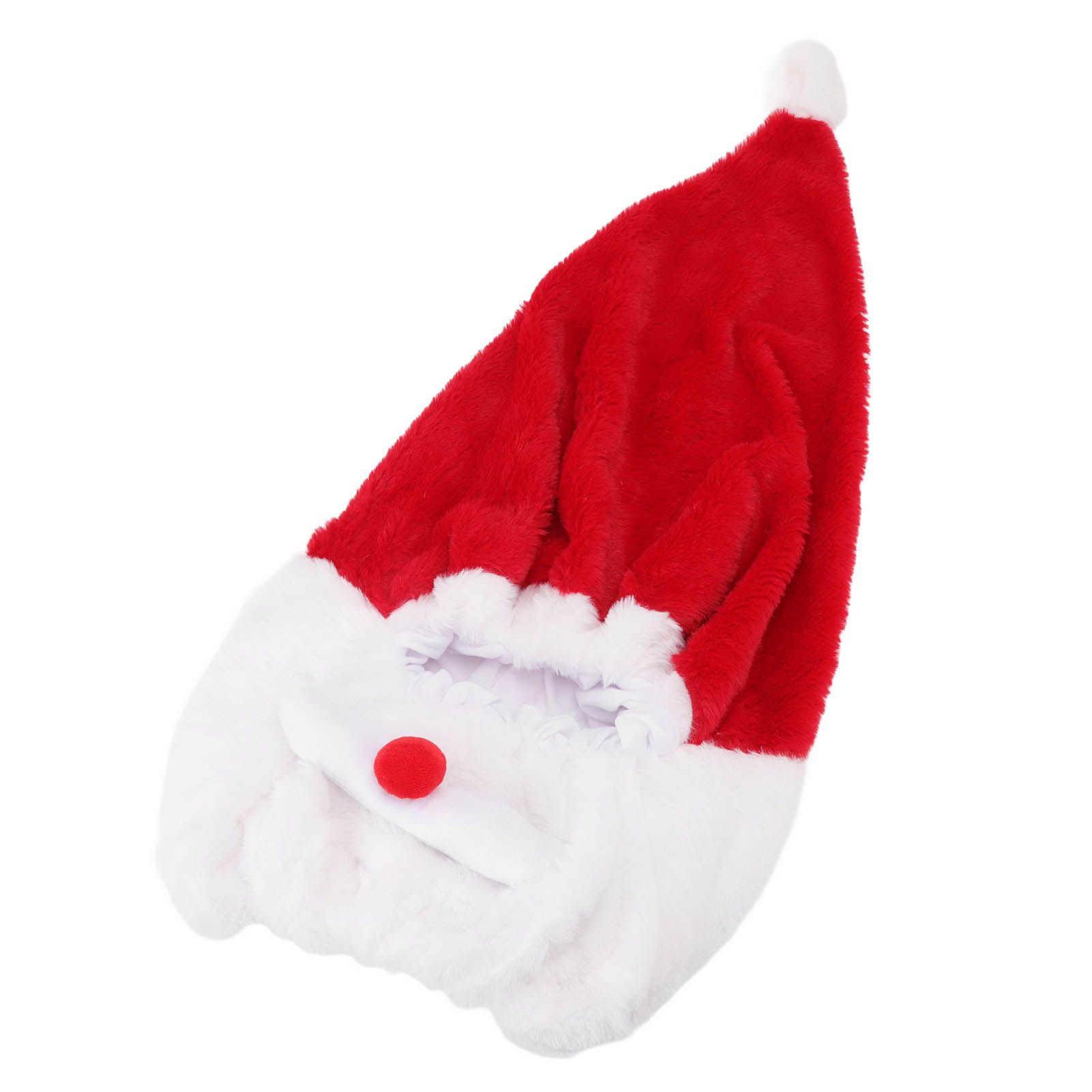 Christmas Helmet Cover Plush Scratch Proof Motorcycle Helmet Hat for Entertainment Decoration - Image 2