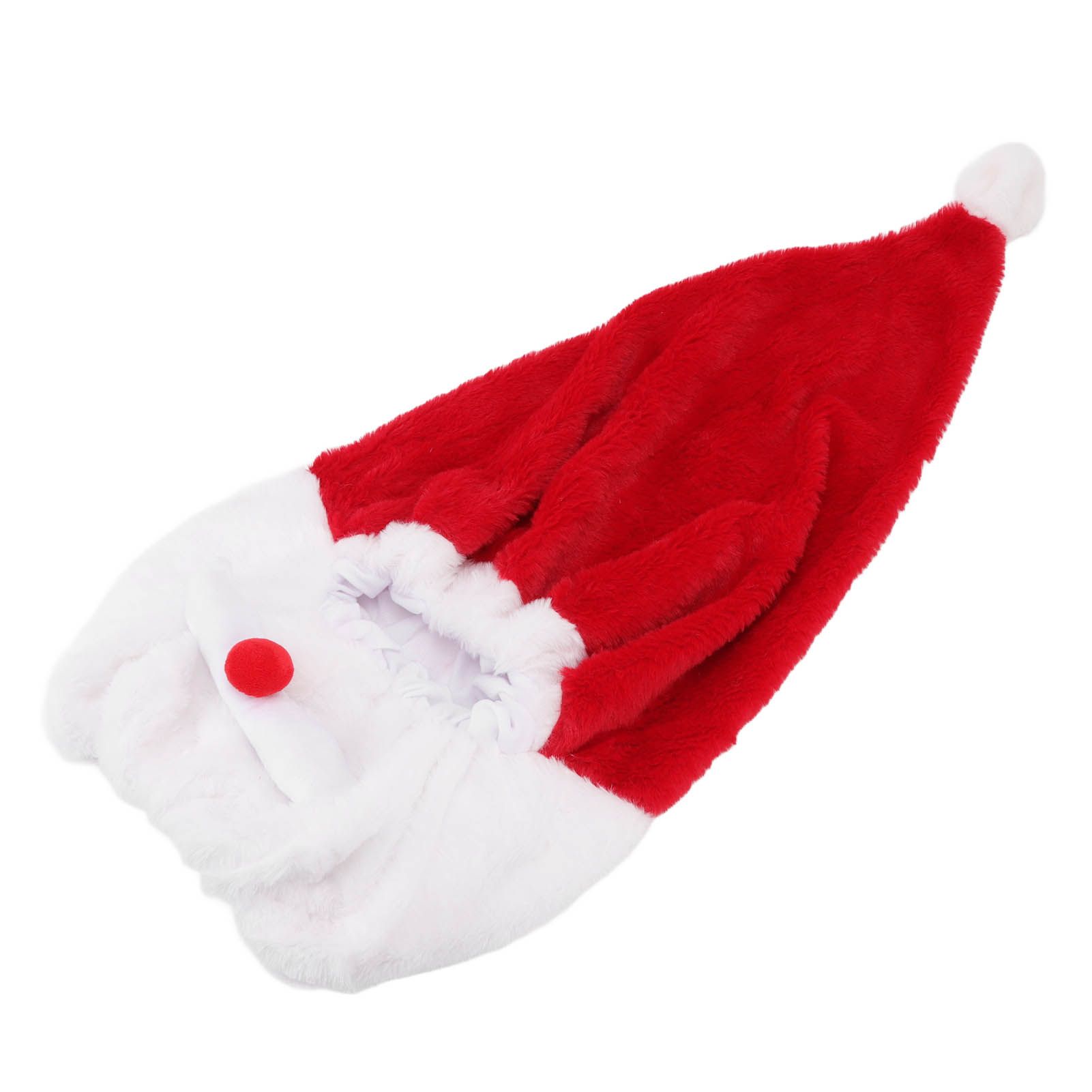 Christmas Helmet Cover Plush Scratch Proof Motorcycle Helmet Hat for Entertainment Decoration - Image 3
