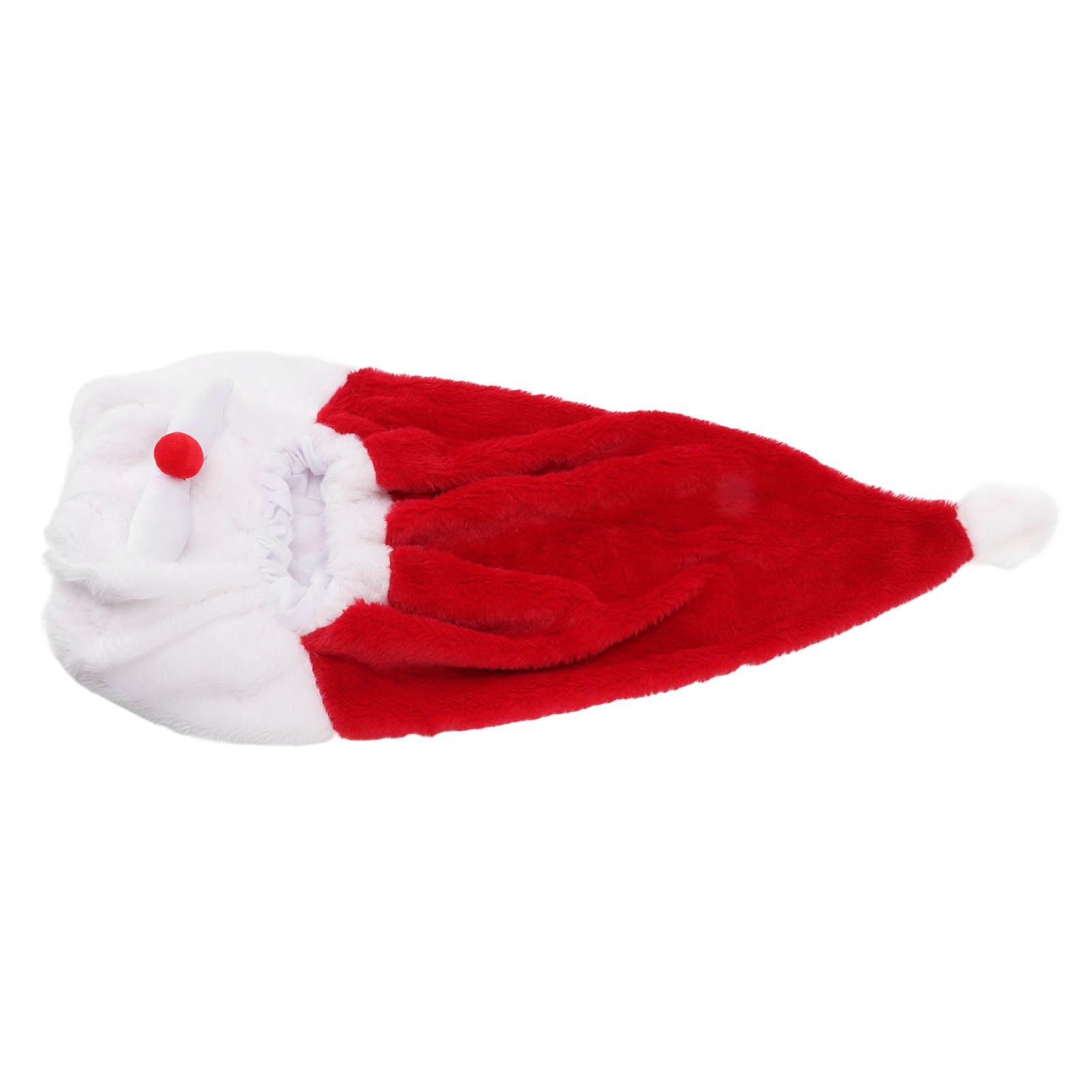 Christmas Helmet Cover Plush Scratch Proof Motorcycle Helmet Hat for Entertainment Decoration - Image 4