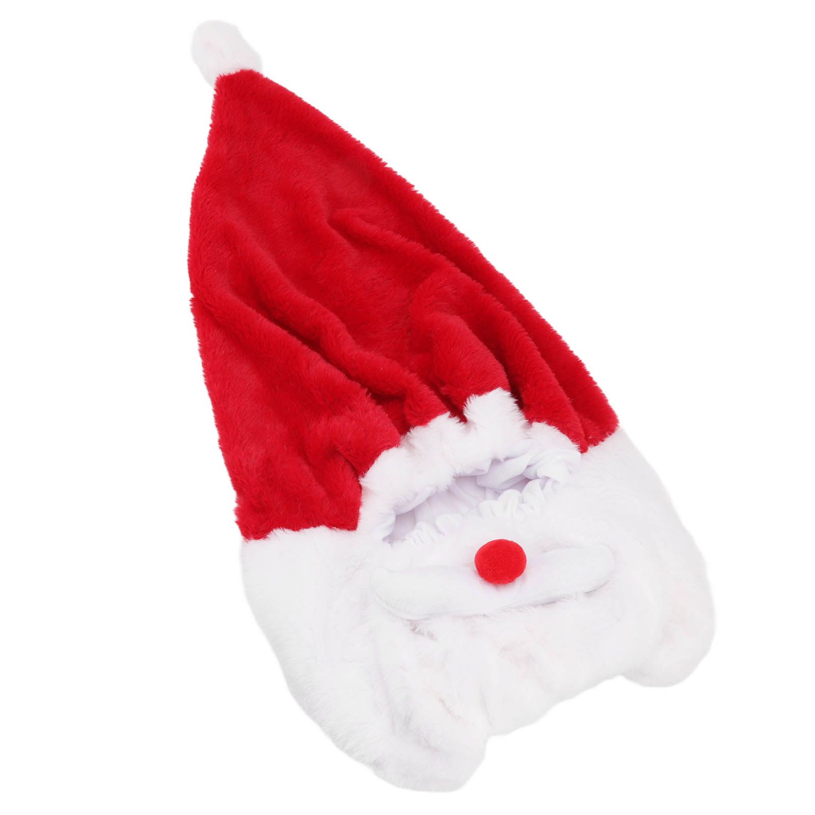 Christmas Helmet Cover Plush Scratch Proof Motorcycle Helmet Hat for Entertainment Decoration - Image 5
