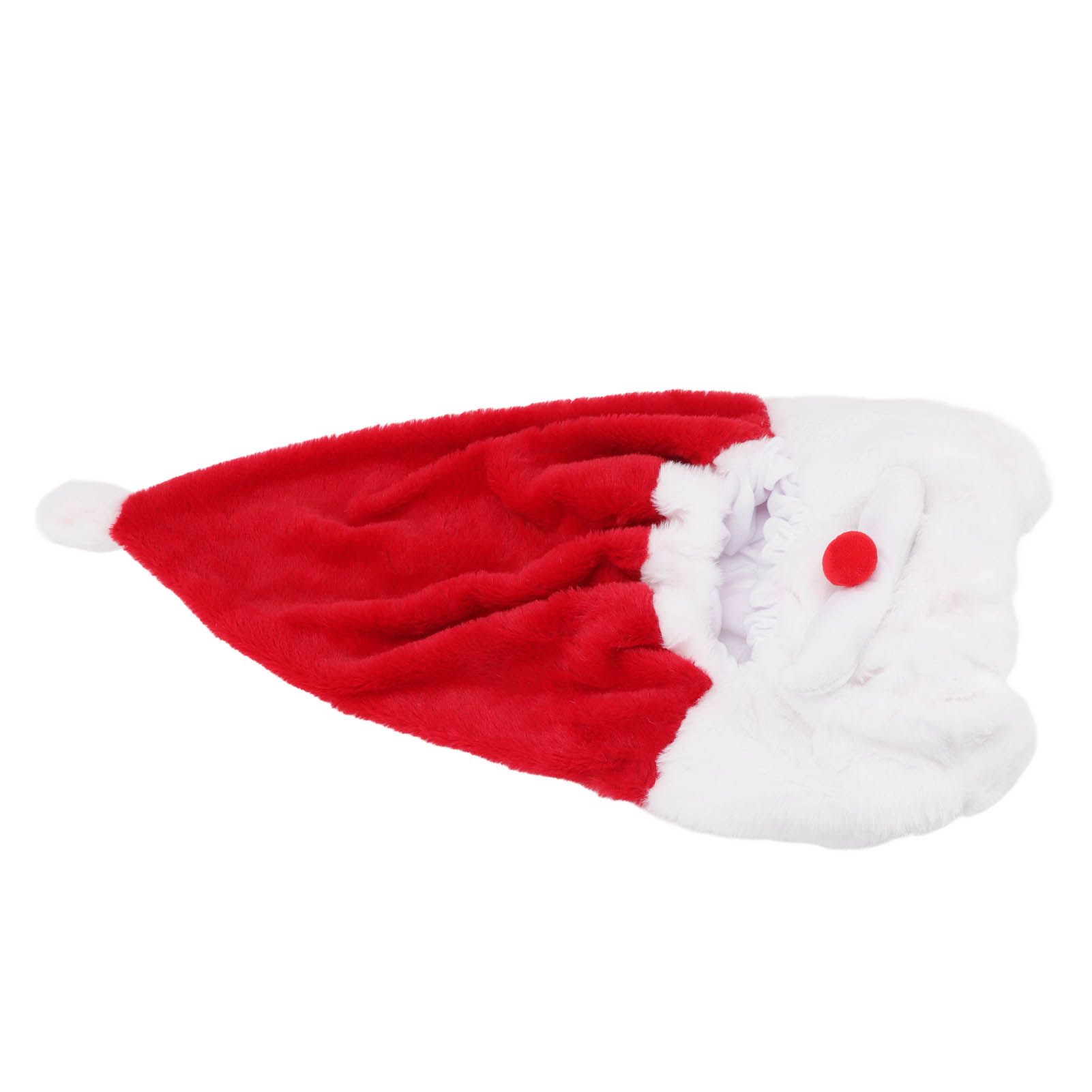 Christmas Helmet Cover Plush Scratch Proof Motorcycle Helmet Hat for Entertainment Decoration - Image 8