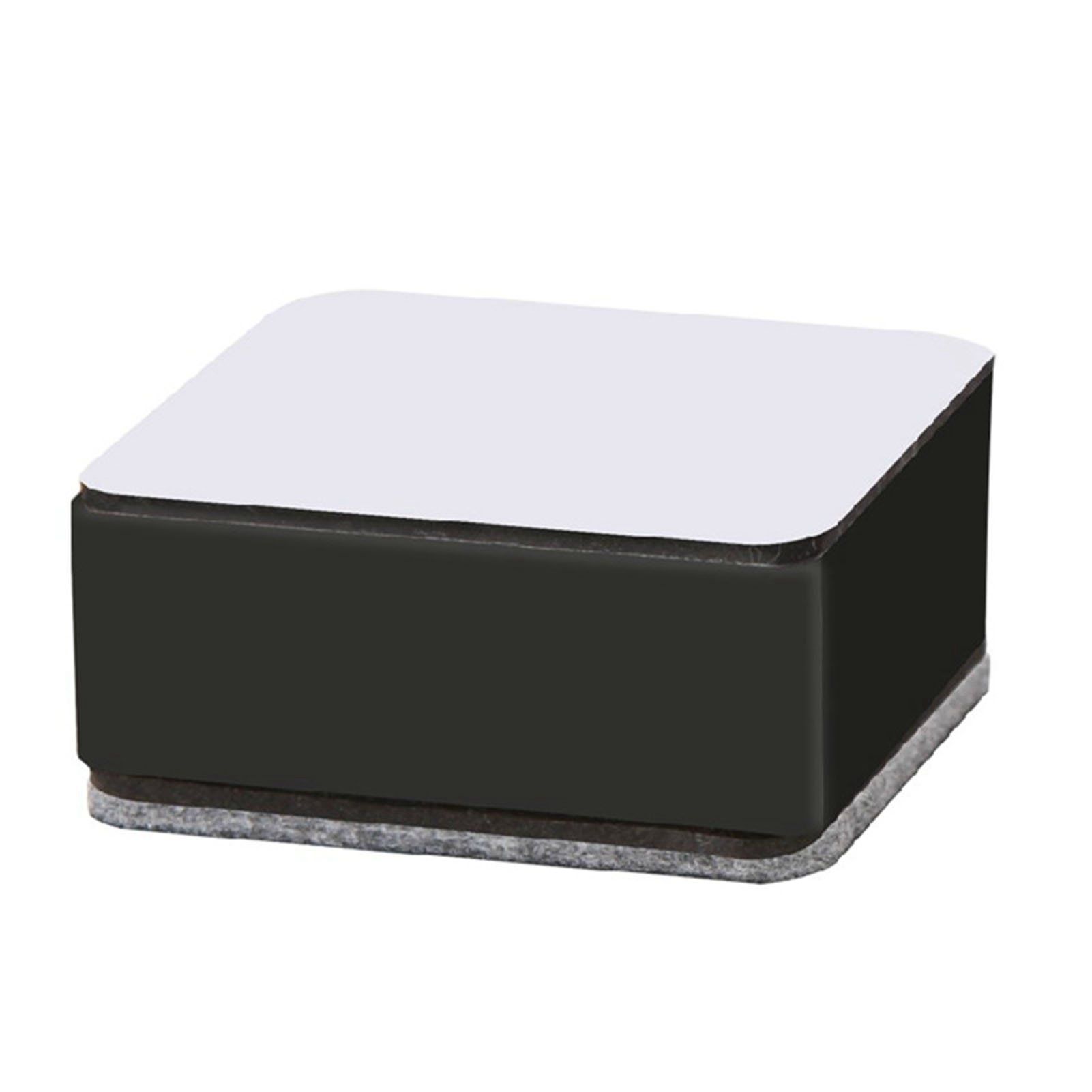 Carbon Steel Furniture Risers Self Adhesive Furniture Lift Anti Slip Low Noise Bed Lifter with Felt Pad for Sofa Couch Black - Image 7