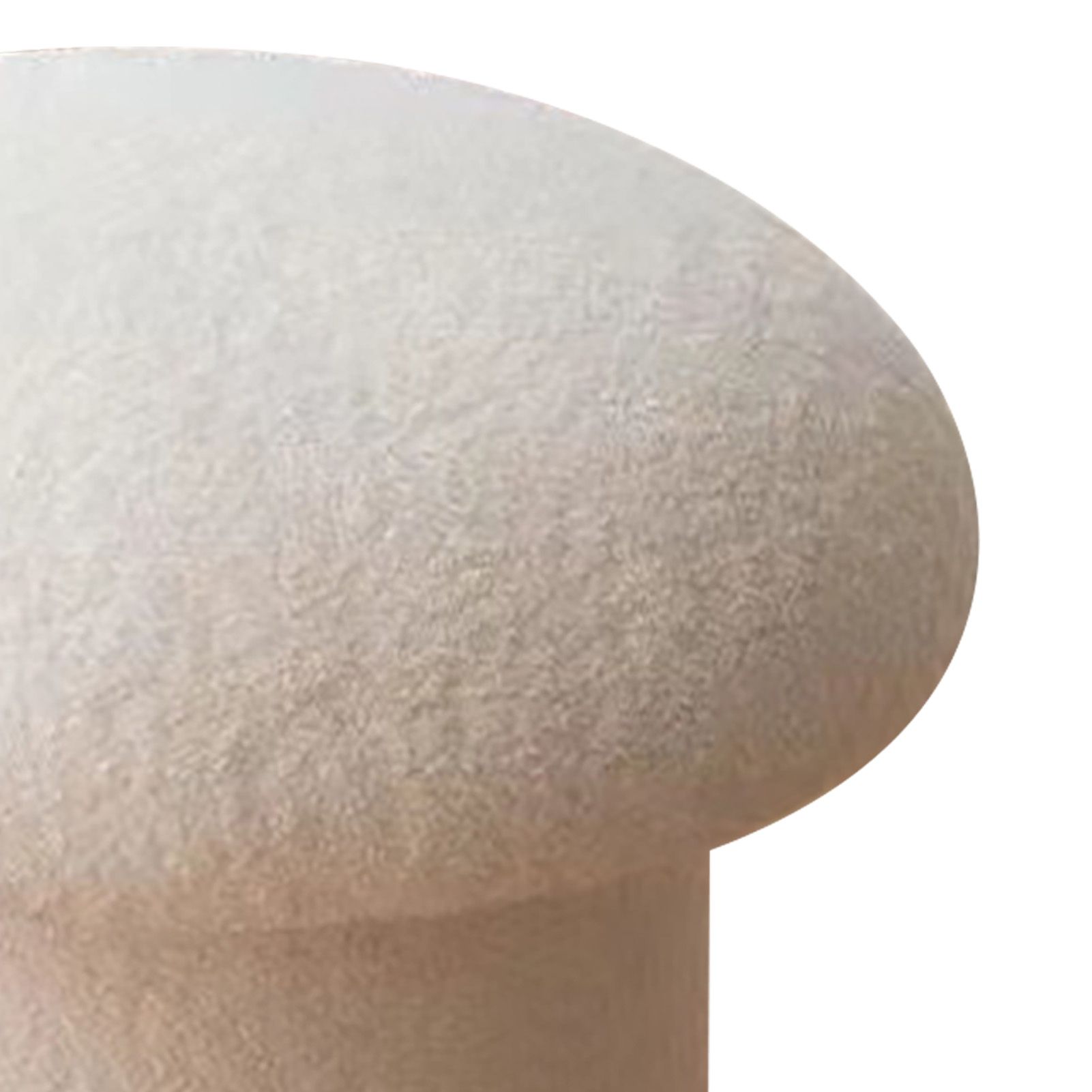 Sofa Bench Simple Modern Elastic Comfortable Soft Round Pine Wooden Foot Stool for Home Decoration White - Image 7