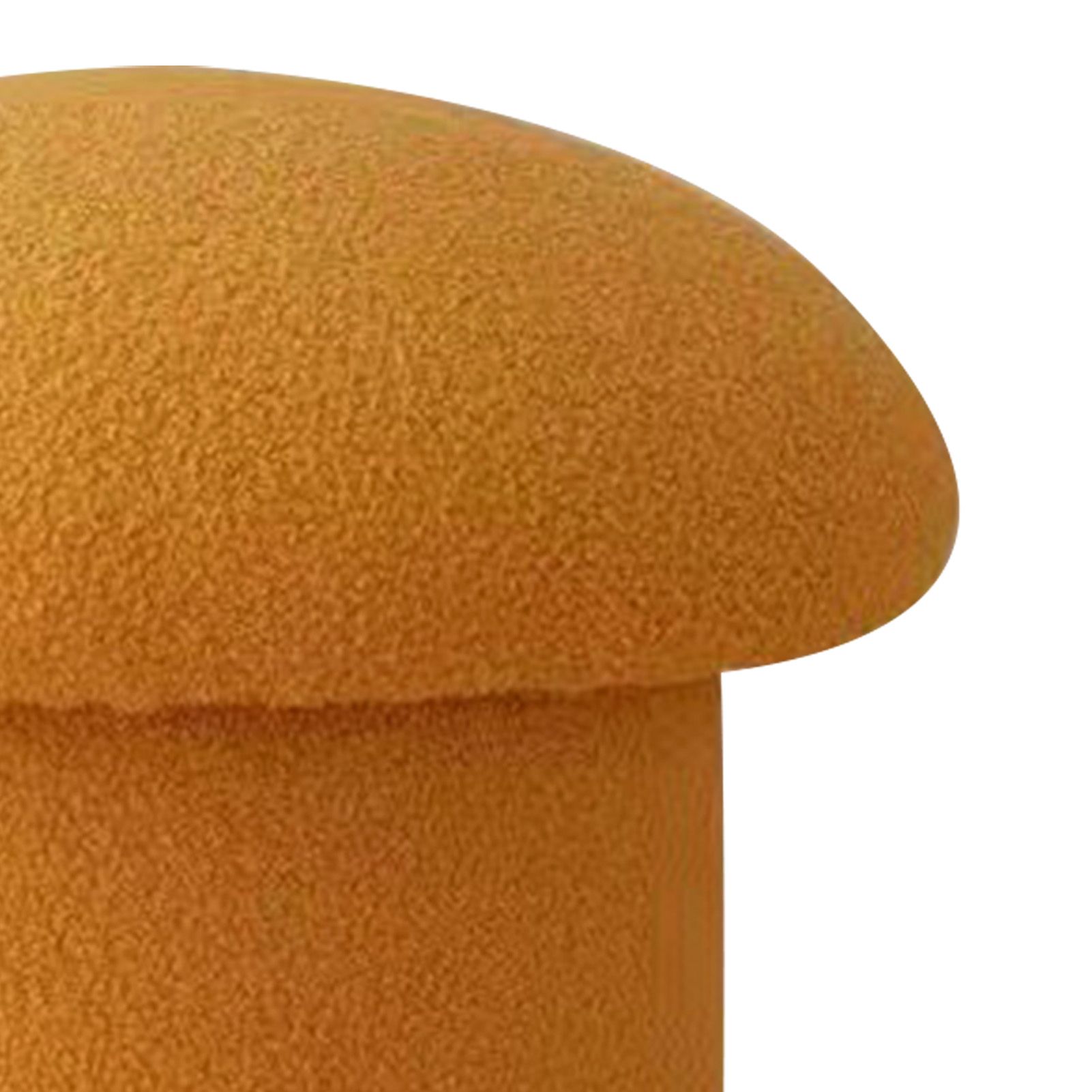 Sofa Bench Simple Modern Elastic Comfortable Soft Round Pine Wooden Foot Stool for Home Decoration Yellow - Image 7