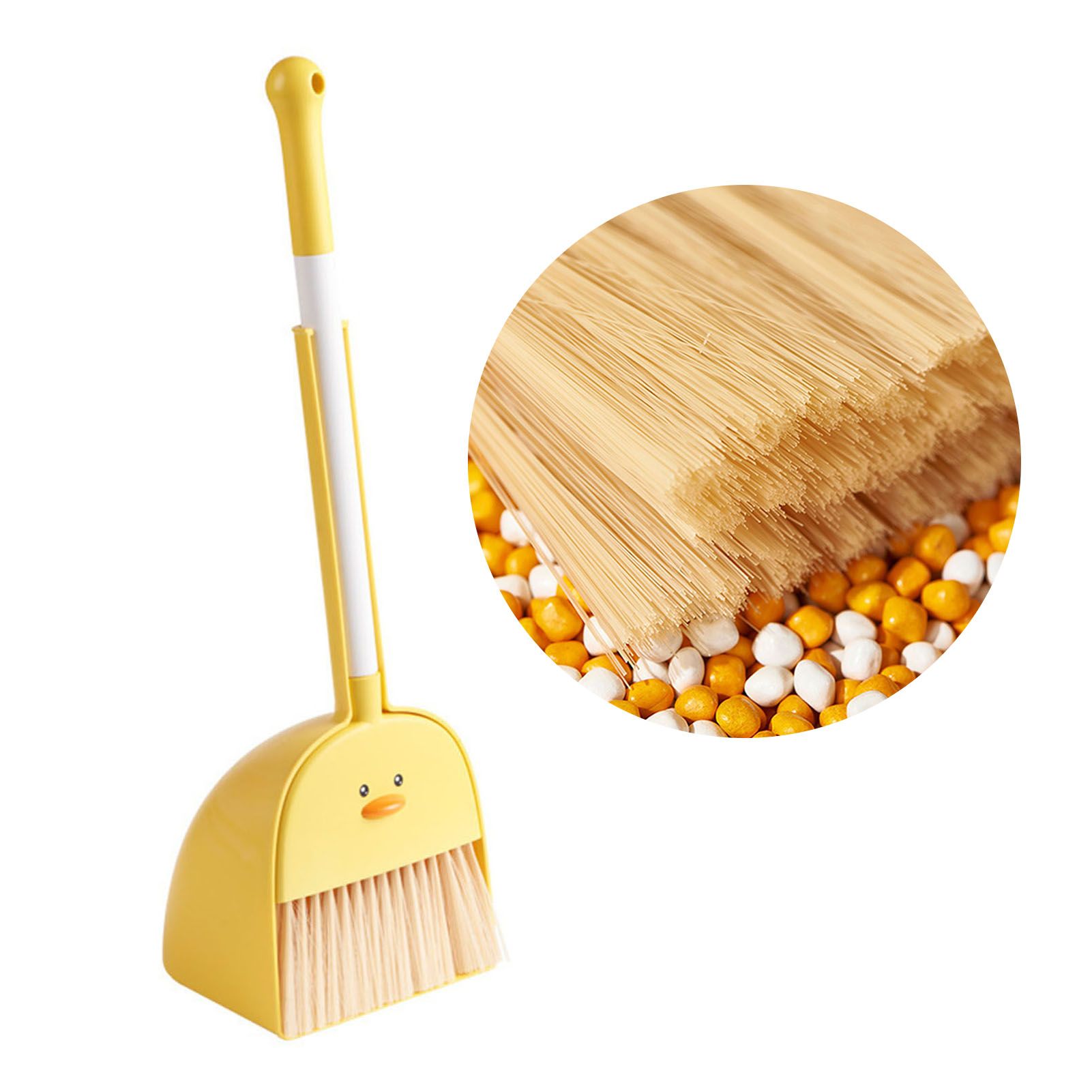 Kids Mini Broom Dustpan Set Children Cartoon Broom Cleaning Tool Home Baby Learn Sweeping Toys - Image 4