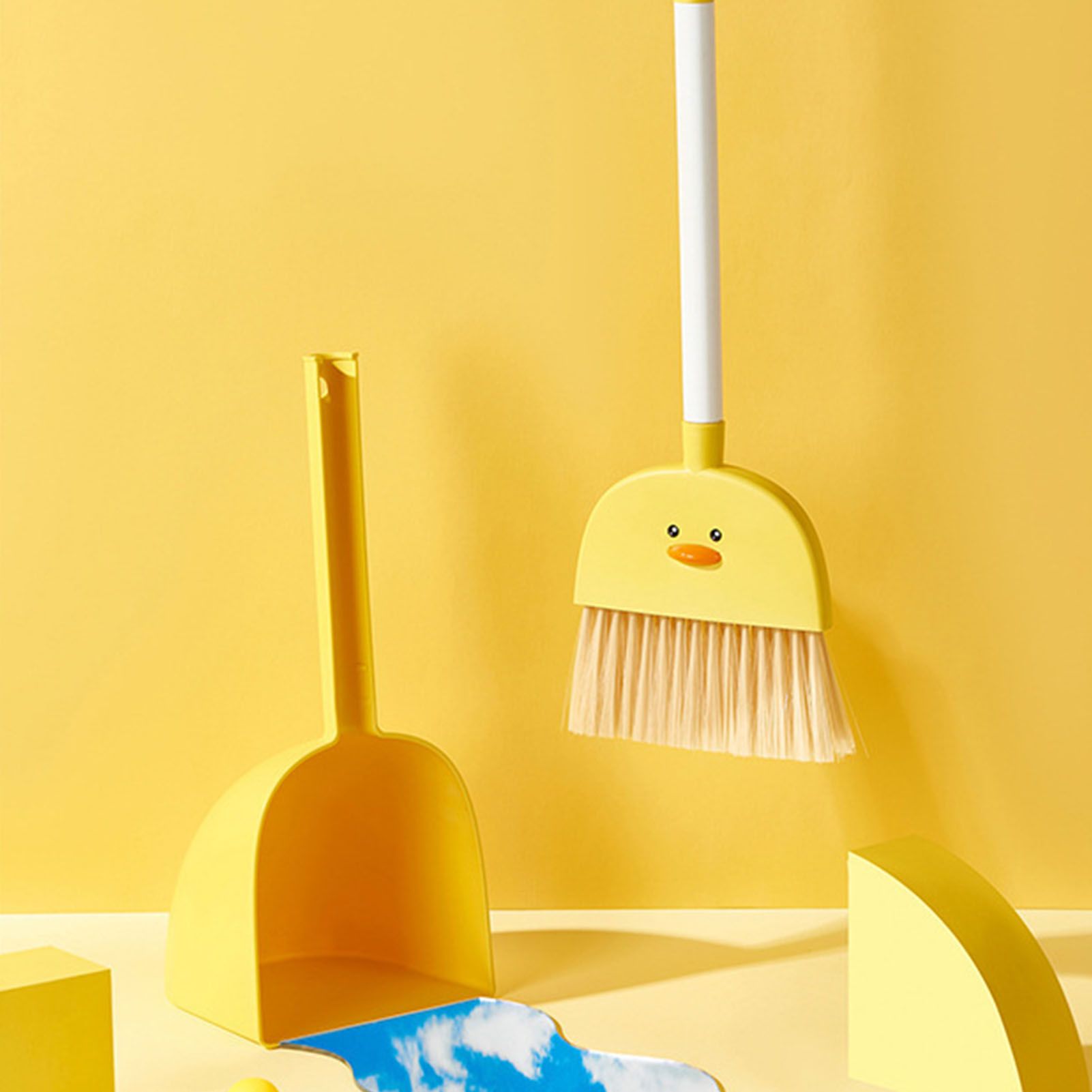 Kids Mini Broom Dustpan Set Children Cartoon Broom Cleaning Tool Home Baby Learn Sweeping Toys - Image 6