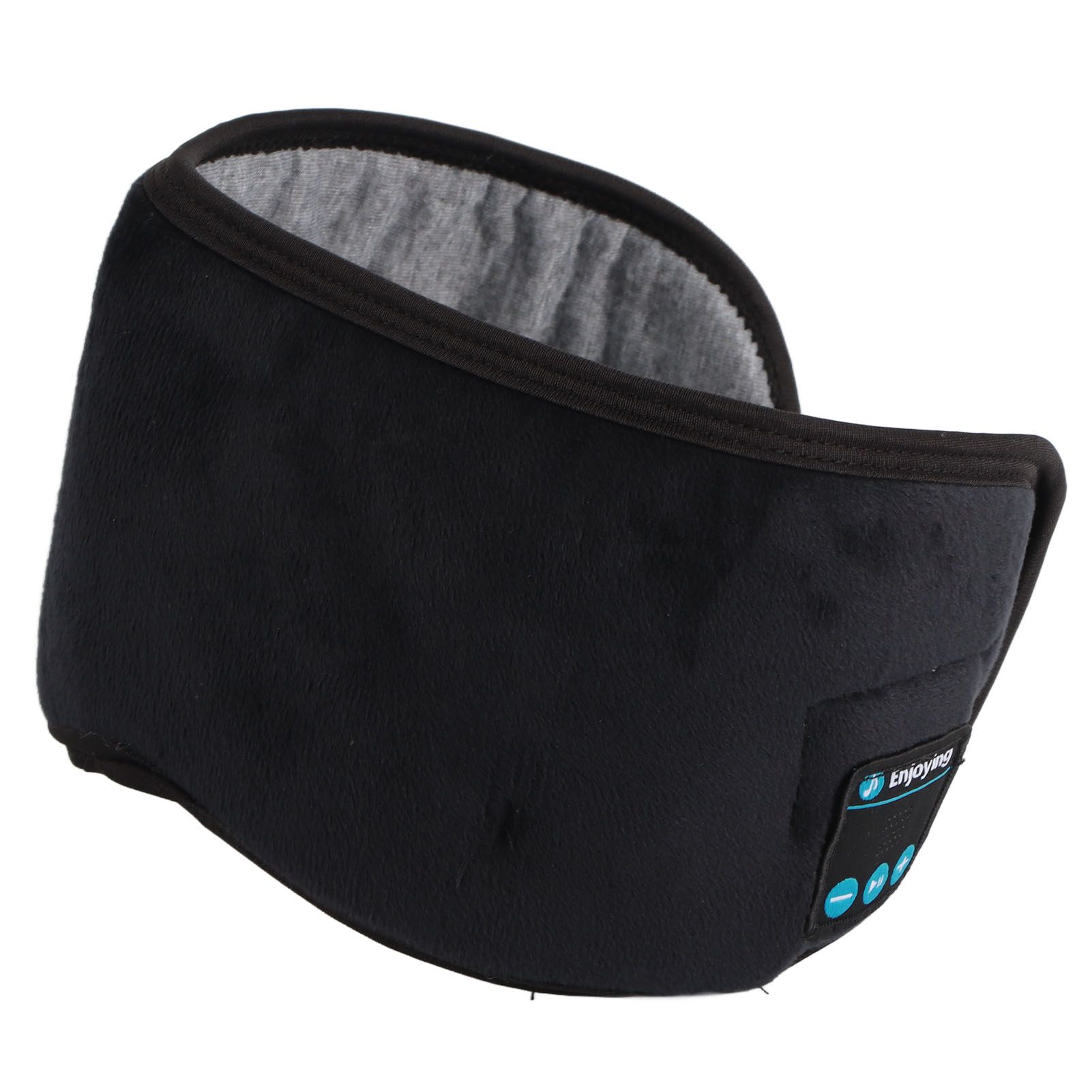 Smart Eye Mask Wireless Bluetooth 5.0 Music Communication Light Shading for Sleep Black - Image 1