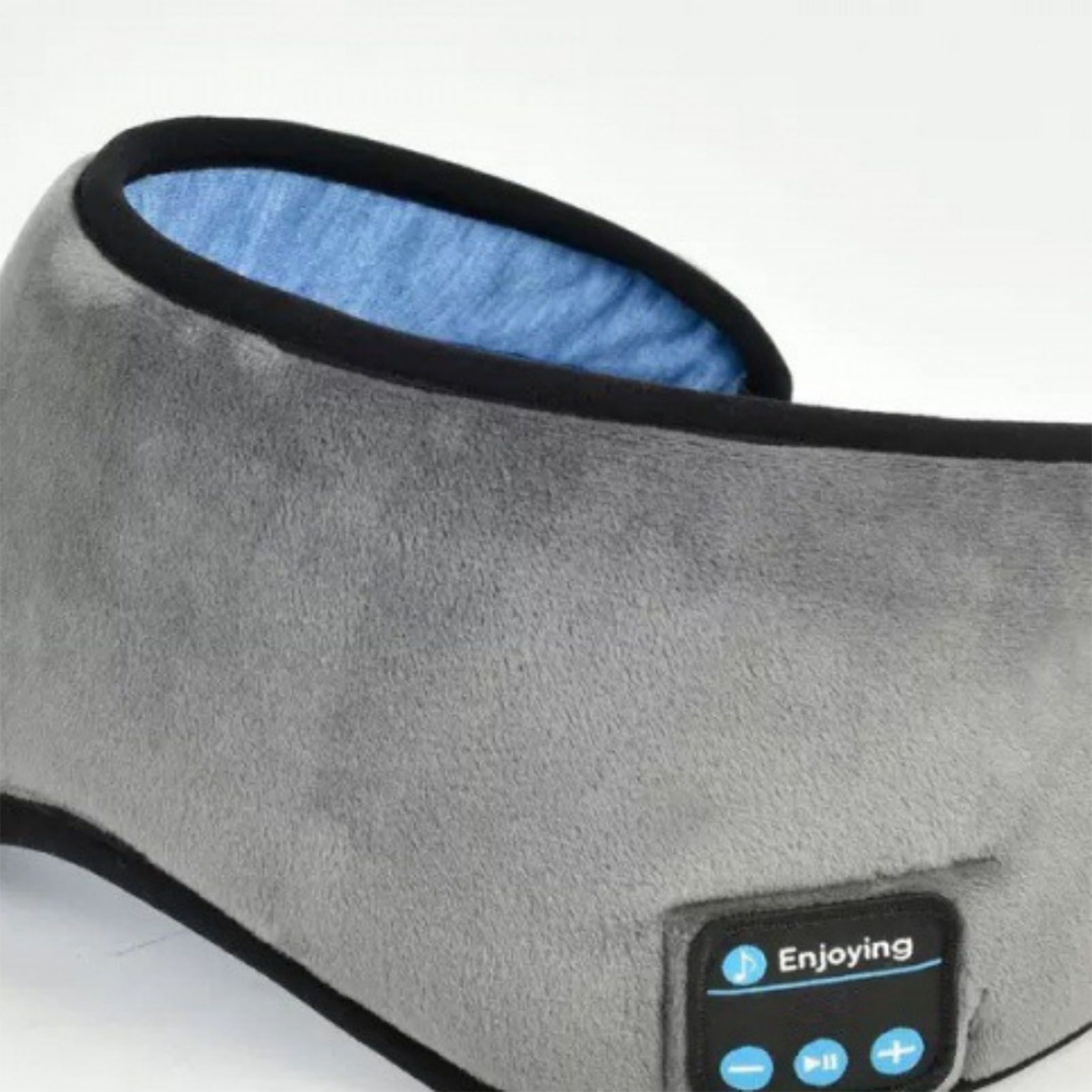 Smart Eye Mask Wireless Bluetooth 5.0 Music Communication Light Shading for Sleep Grey - Image 7