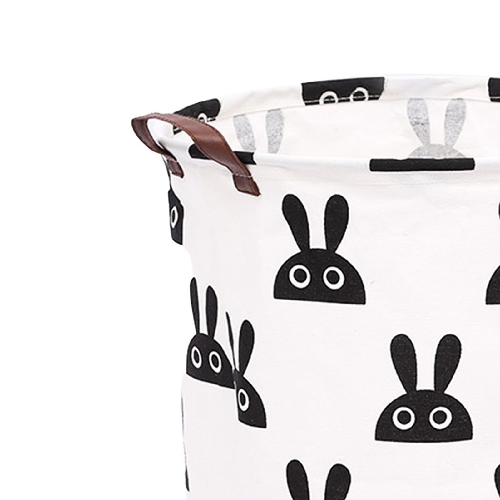 Laundry Basket Cute Rabbit Cotton 40x40x50cm Dirty Clothes Hamper Storage Basket Waterproof Lining Bin - Image 8