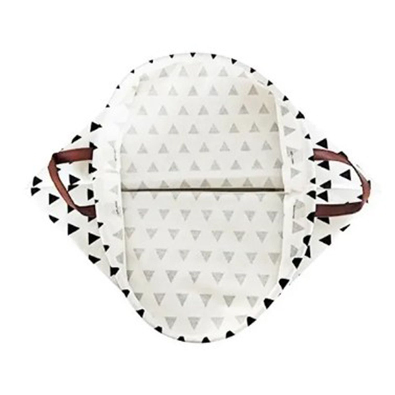 Laundry Basket Cotton Linen 40x40x50cm Dirty Clothes Hamper Storage Basket Waterproof Lining Bin - Image 4