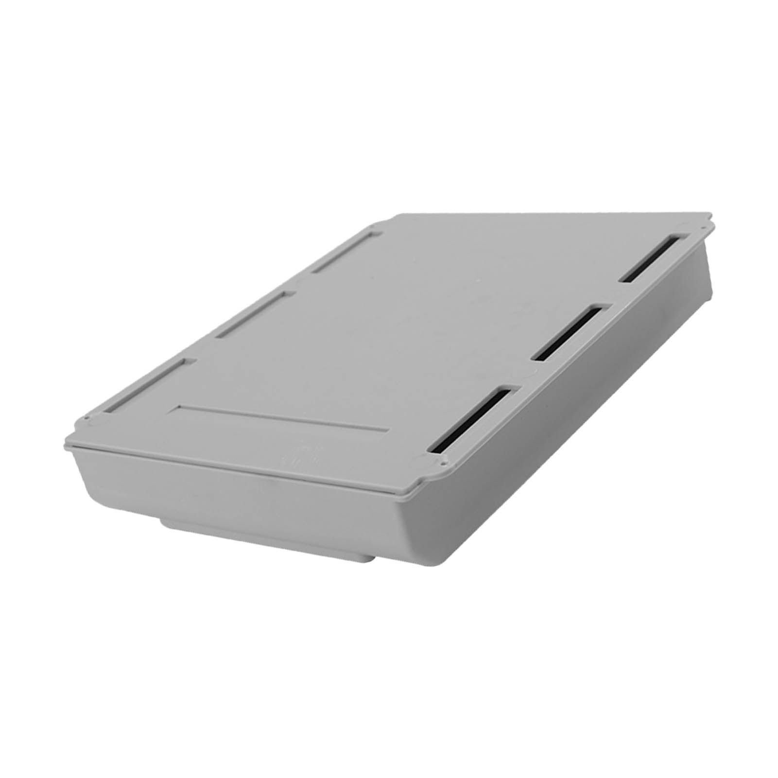 Under Desk Drawer Storage Box Security Punch Free Hidden Self Adhesive Pencil Tray Drawer for Stationery Makeup Pen Extra Large 25.5x20x4.2 / 10.0x7.9x1.7in - Image 2