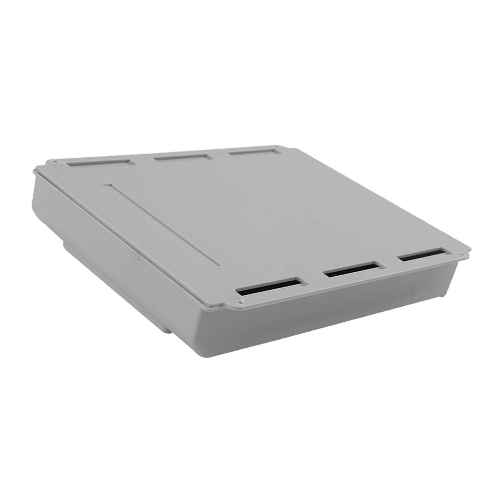 Under Desk Drawer Storage Box Security Punch Free Hidden Self Adhesive Pencil Tray Drawer for Stationery Makeup Pen Extra Large 25.5x20x4.2 / 10.0x7.9x1.7in - Image 3