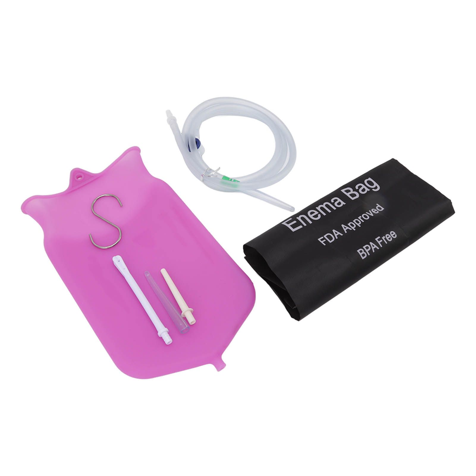 Enema Bag Kit Professional Reusable Silicone BPA Free 2L Coffee Enema Bag Kit for Health Care - Image 2