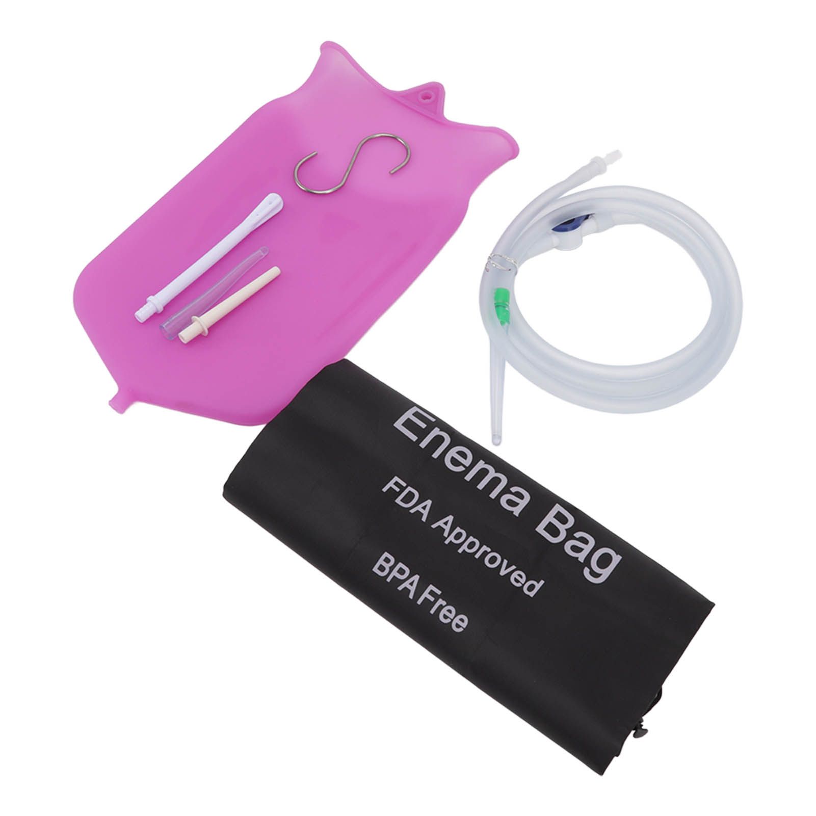 Enema Bag Kit Professional Reusable Silicone BPA Free 2L Coffee Enema Bag Kit for Health Care - Image 3