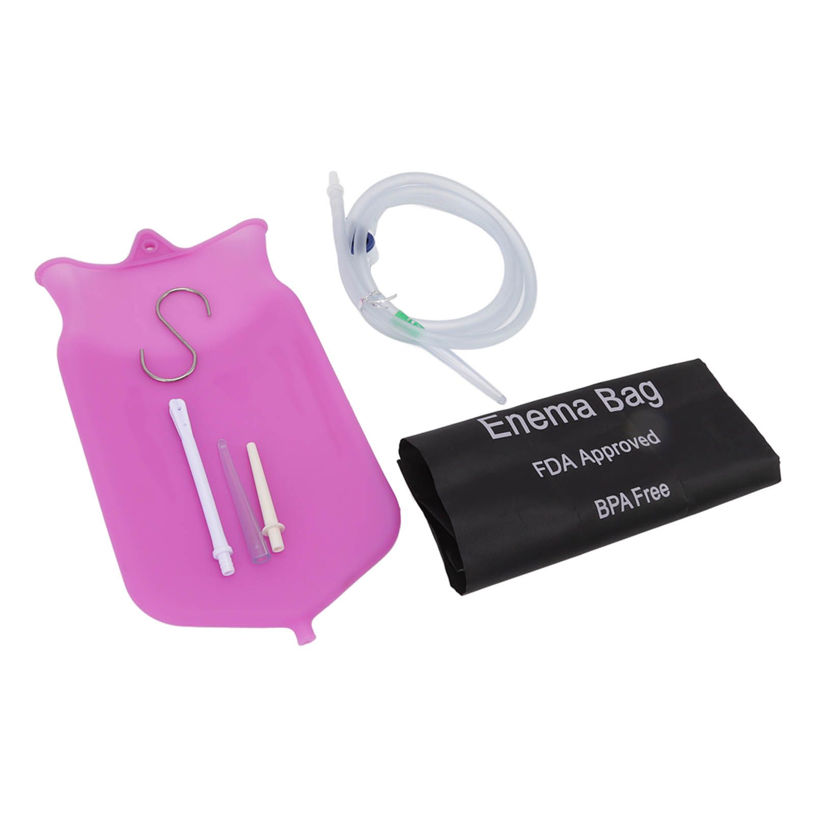 Enema Bag Kit Professional Reusable Silicone BPA Free 2L Coffee Enema Bag Kit for Health Care - Image 4