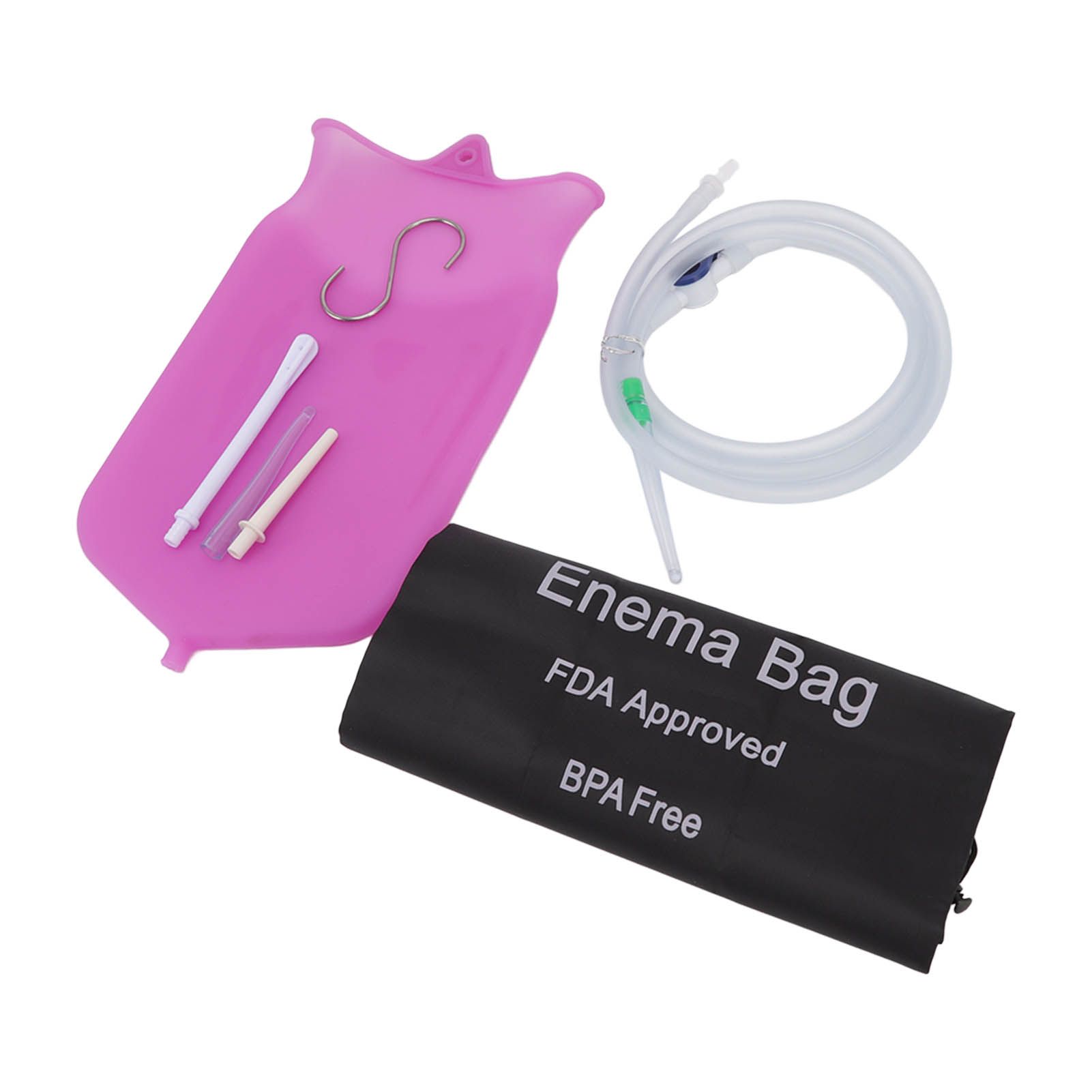 Enema Bag Kit Professional Reusable Silicone BPA Free 2L Coffee Enema Bag Kit for Health Care - Image 5