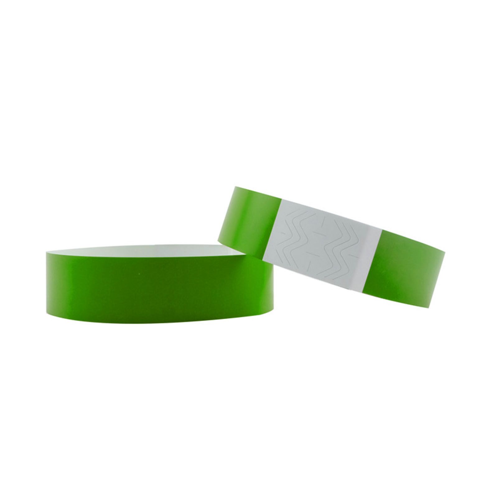 300pcs Synthetic Paper Wristbands Disposable Waterproof Paper Wrist Strap Event Wrist Bands for Amusement Park Green - Image 2