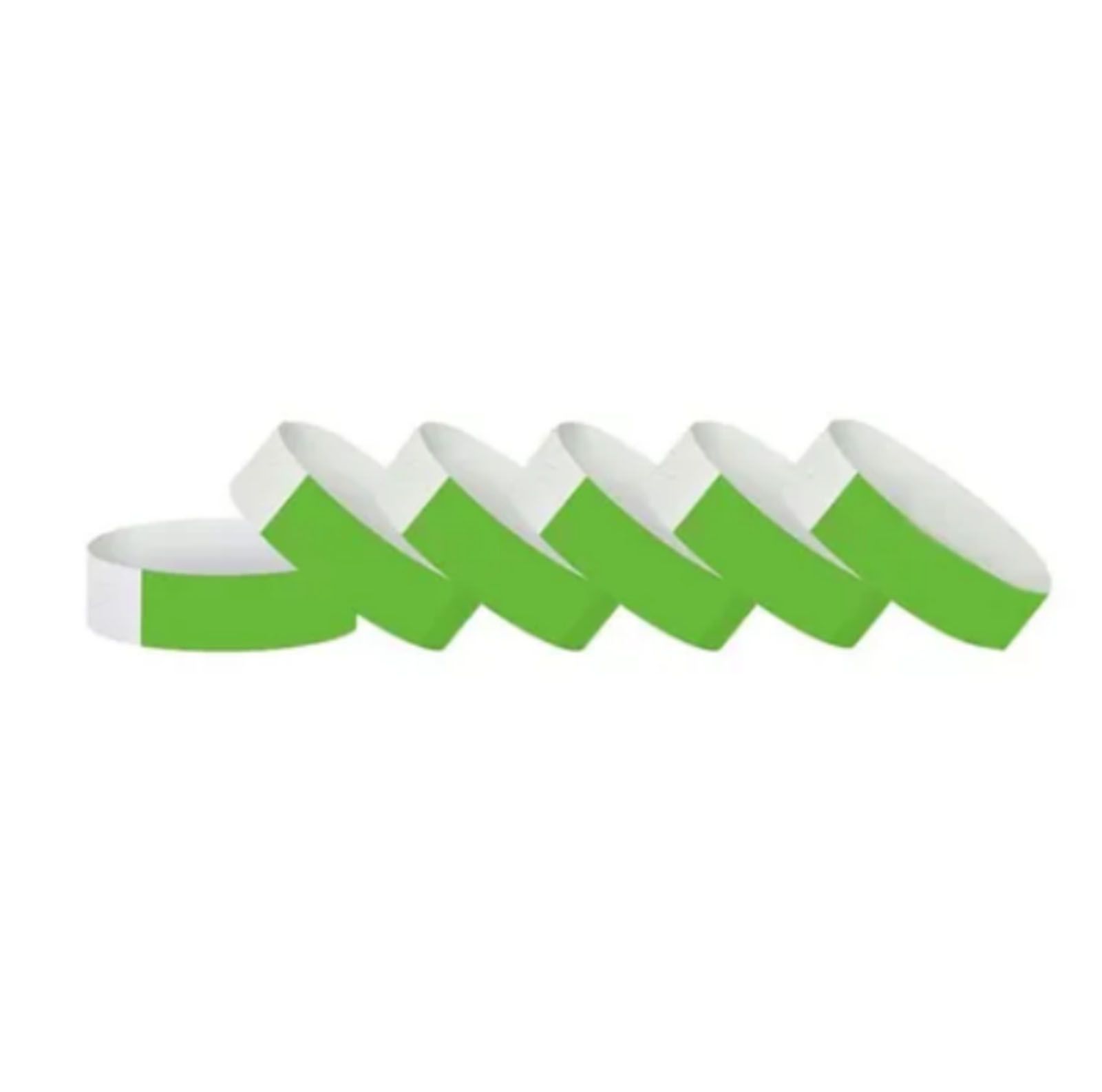 300pcs Synthetic Paper Wristbands Disposable Waterproof Paper Wrist Strap Event Wrist Bands for Amusement Park Green - Image 4