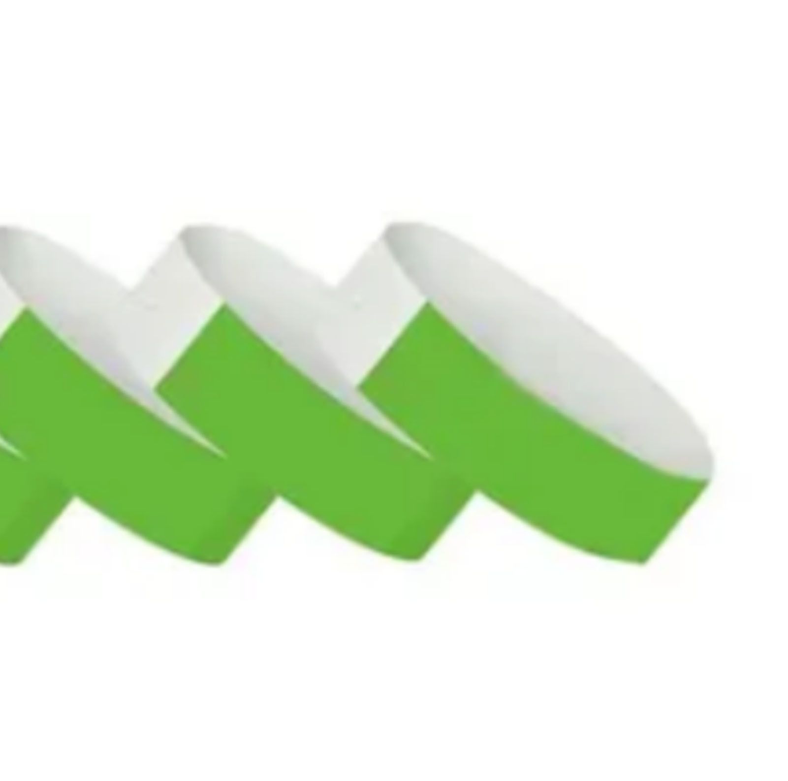 300pcs Synthetic Paper Wristbands Disposable Waterproof Paper Wrist Strap Event Wrist Bands for Amusement Park Green - Image 7