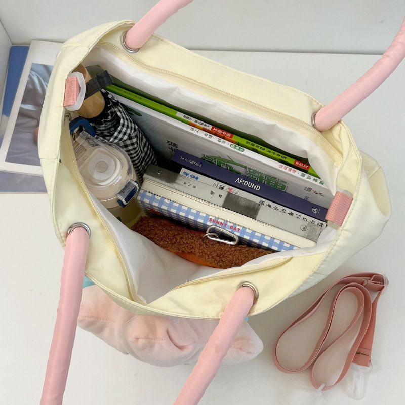 Tote Bag Nylon Large Capacity Removable Cute Star Doll Messenger Bag for PC Book Lipstick - Image 6