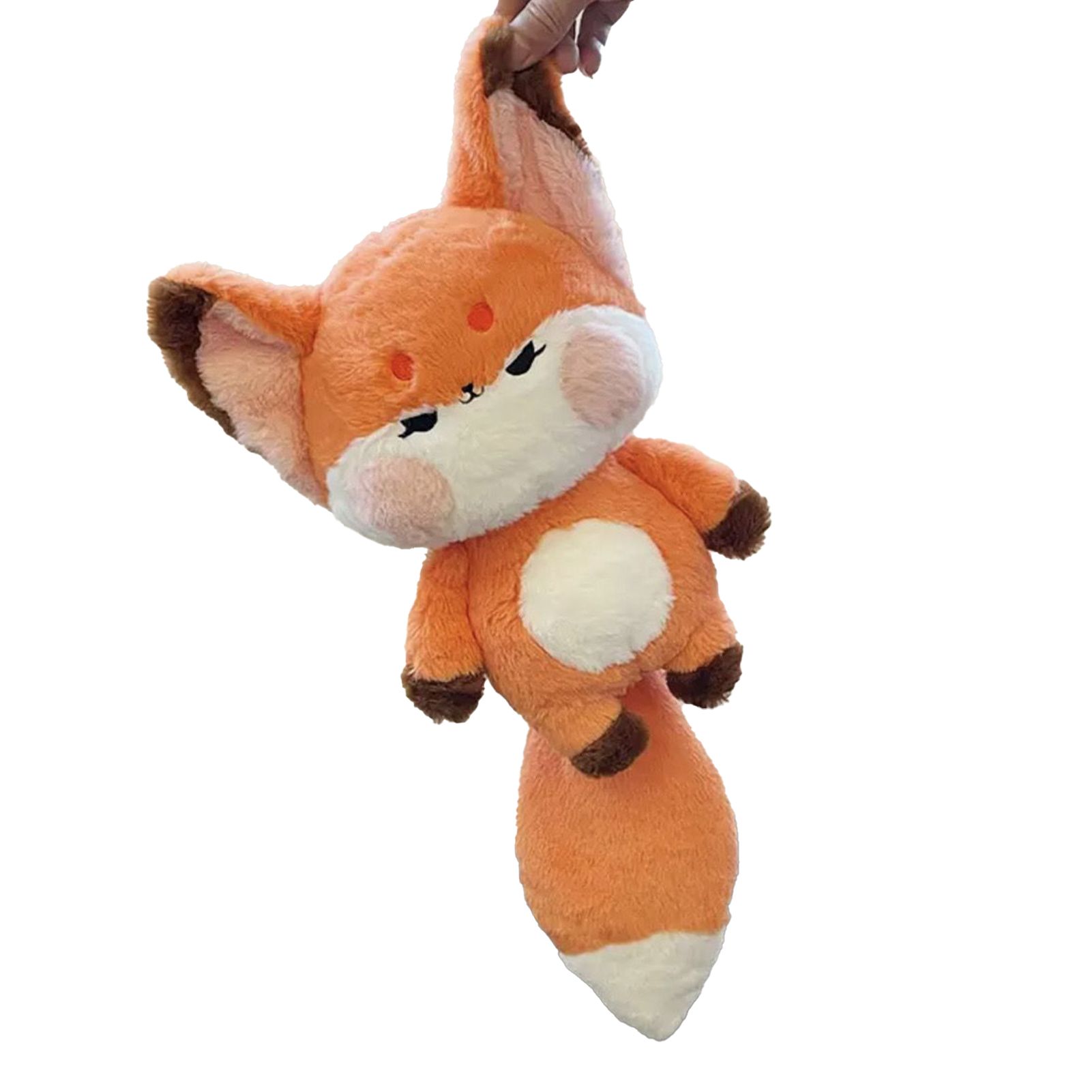 Fox Doll Cute Style Soft Plush Material Stuffed Cartoon Animal Toy for Kids Birthday Present Orange Full Length 60cm - Image 1