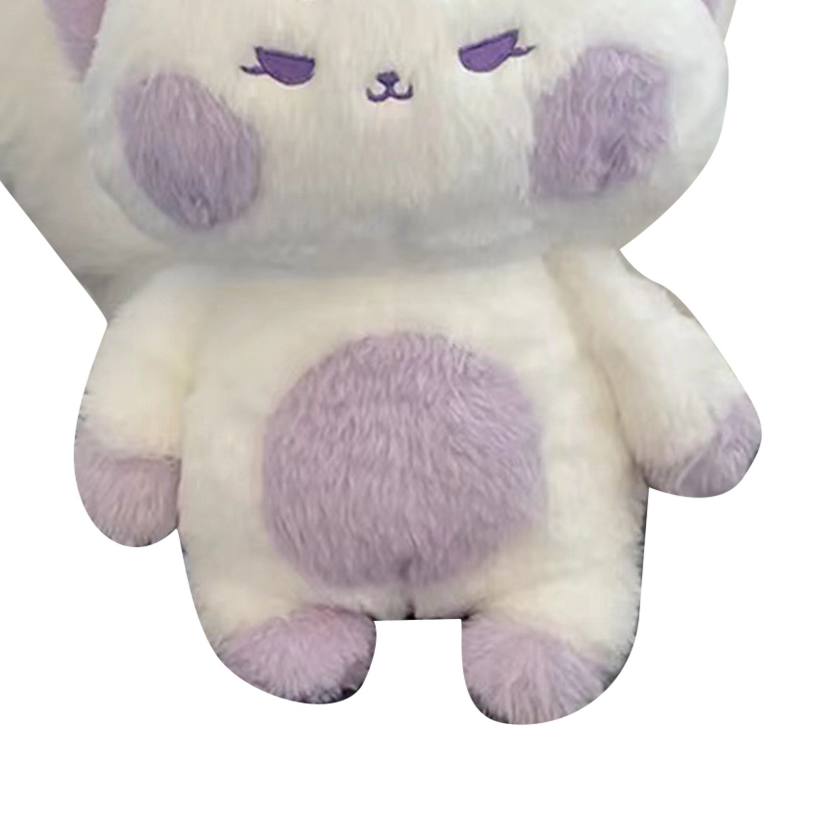 Fox Doll Cute Style Soft Plush Material Stuffed Cartoon Animal Toy for Kids Birthday Present Purple White Full Length 60cm - Image 5