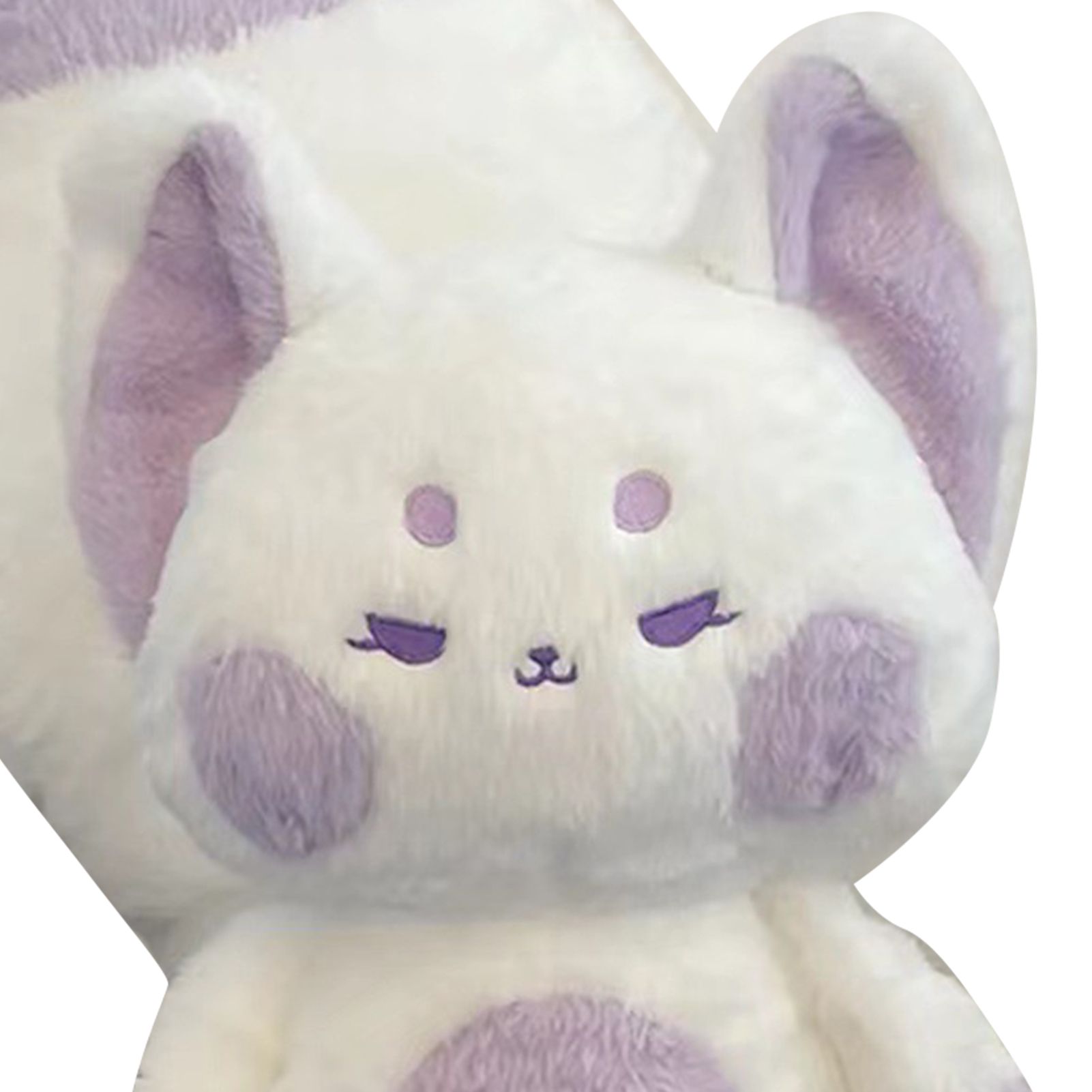 Fox Doll Cute Style Soft Plush Material Stuffed Cartoon Animal Toy for Kids Birthday Present Purple White Full Length 60cm - Image 6