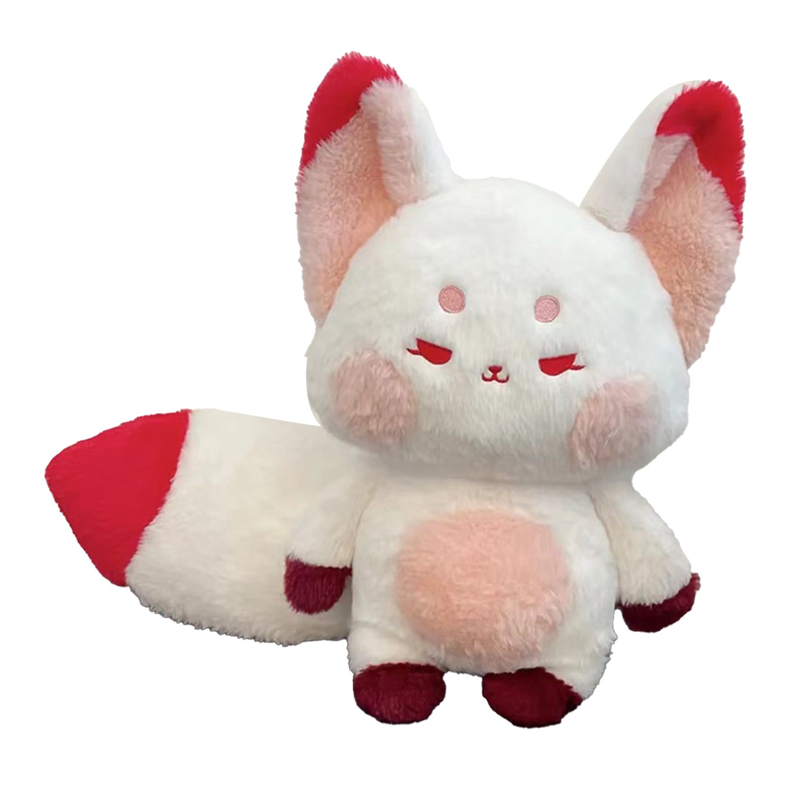 Fox Doll Cute Style Soft Plush Material Stuffed Cartoon Animal Toy for Kids Birthday Present Red Pink Full Length 60cm - Image 2