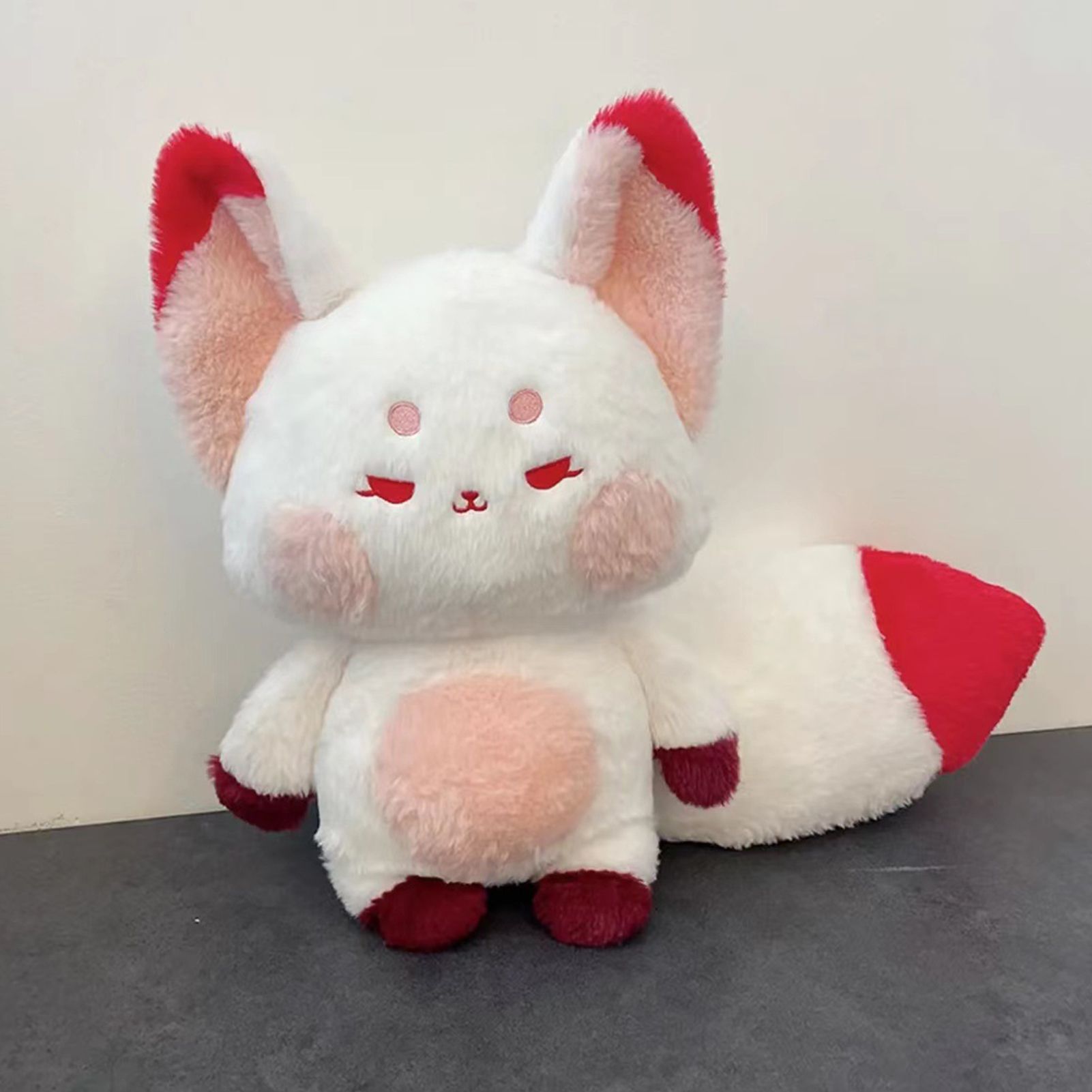 Fox Doll Cute Style Soft Plush Material Stuffed Cartoon Animal Toy for Kids Birthday Present Red Pink Full Length 60cm - Image 7