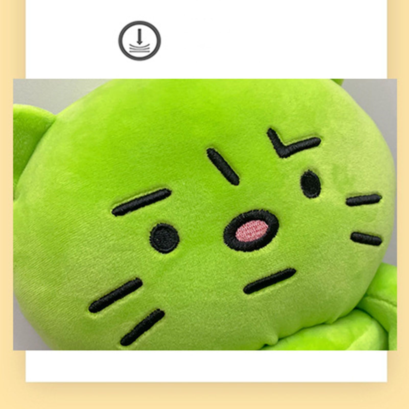 Plush Toy Shoulder Bag Cartoon Long Arm Anxiety Kitty Plush Purse Bag for Shopping Traveling - Image 7