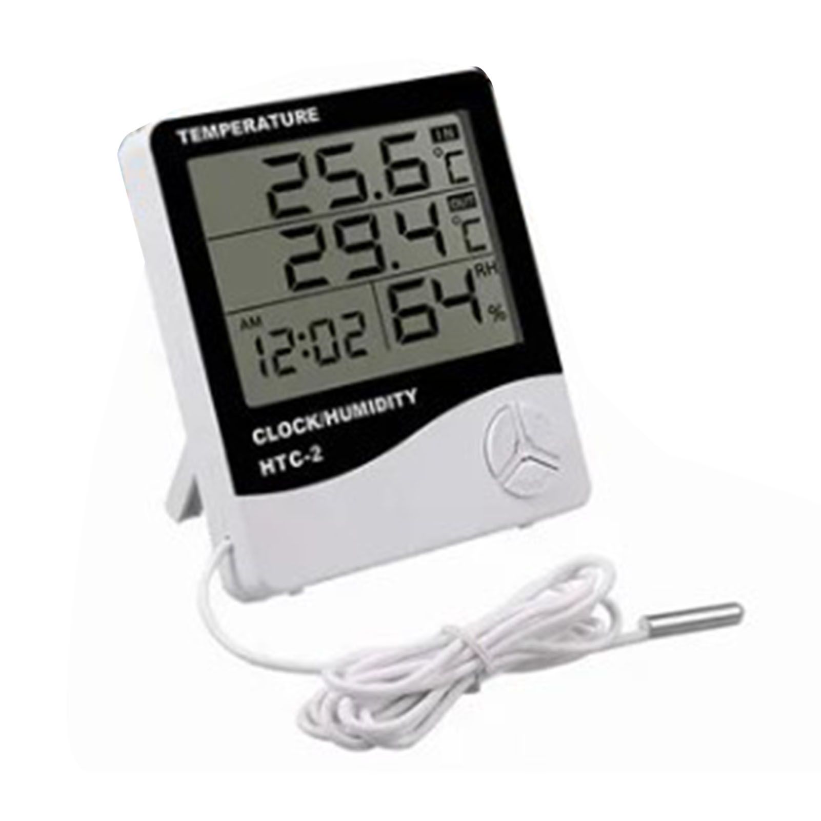 Digital Hygrometer Thermometer Home Temperature Humidity Monitor with External Waterproof Probe for Indoor Outdoor - Image 2