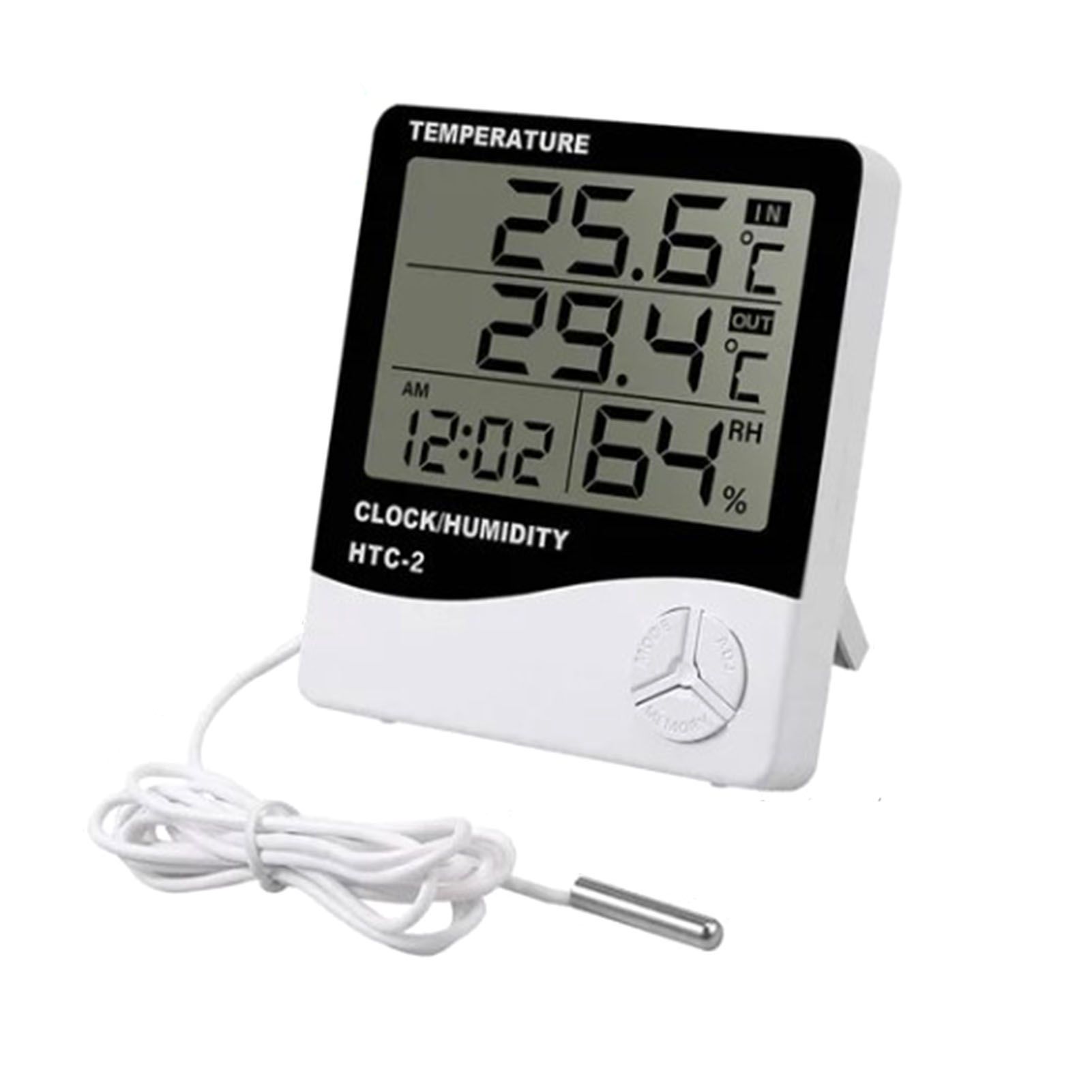 Digital Hygrometer Thermometer Home Temperature Humidity Monitor with External Waterproof Probe for Indoor Outdoor - Image 4