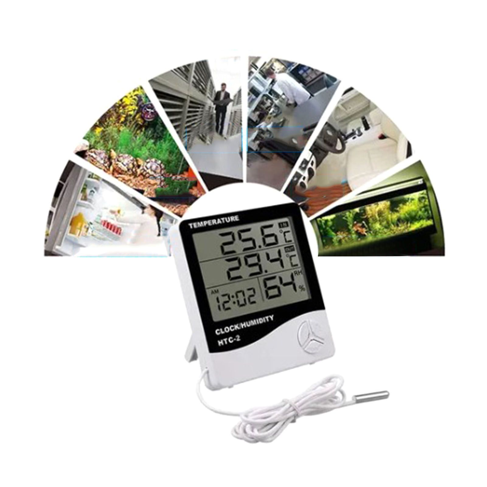 Digital Hygrometer Thermometer Home Temperature Humidity Monitor with External Waterproof Probe for Indoor Outdoor - Image 6
