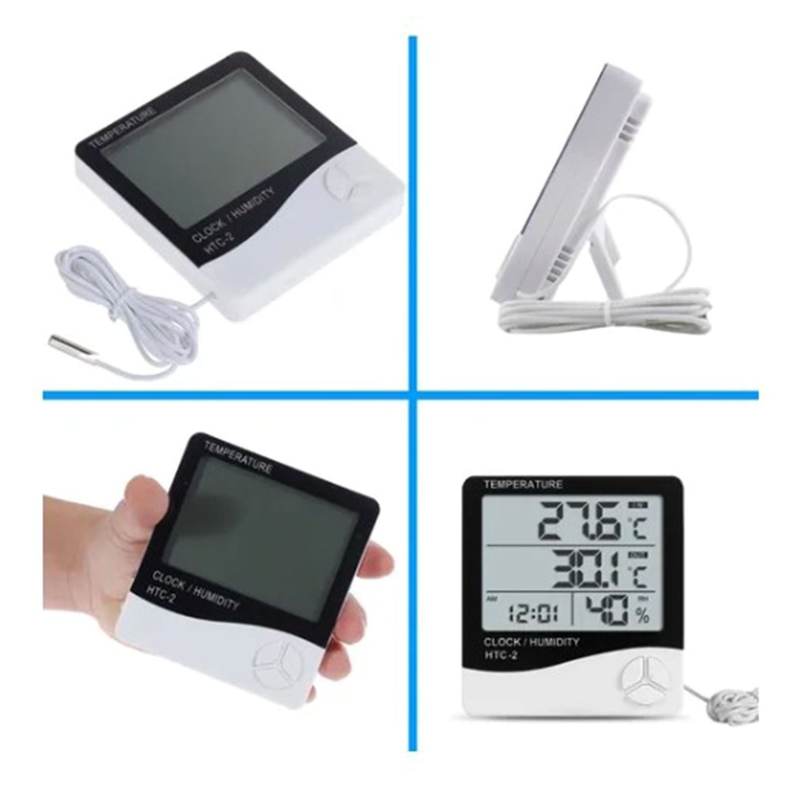 Digital Hygrometer Thermometer Home Temperature Humidity Monitor with External Waterproof Probe for Indoor Outdoor - Image 7