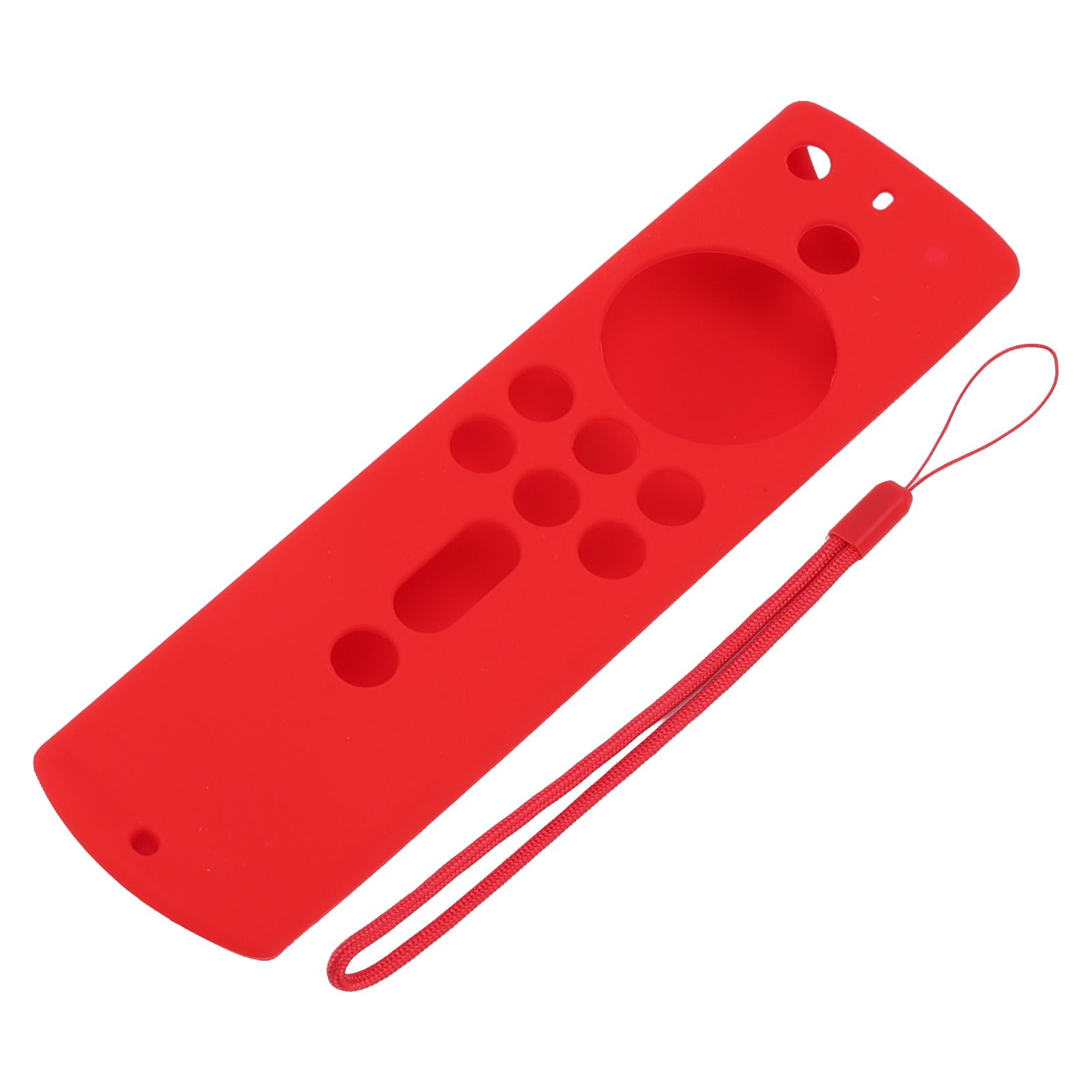 Silicone Protective Case for Fire TV Stick 4K 2018 Remote Control Shockproof Anti Slip Protective Cover Red - Image 1